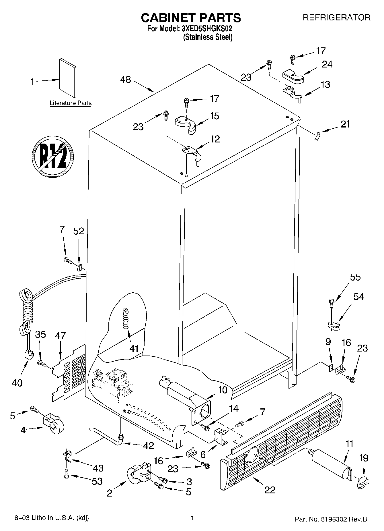 01 - CABINET PARTS