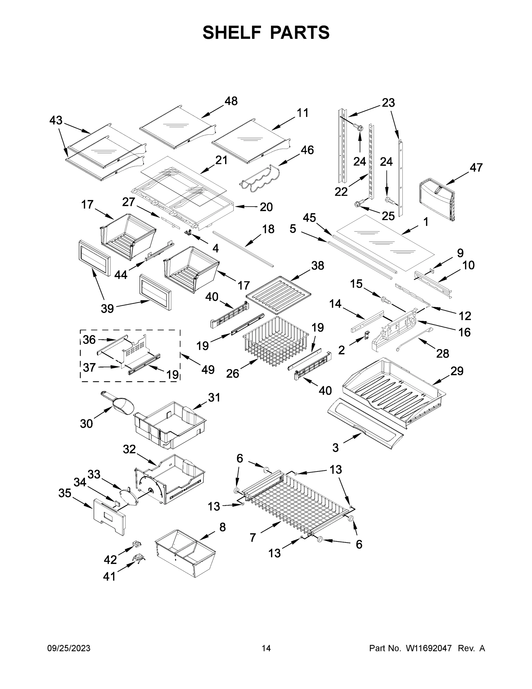 08 - SHELF PARTS