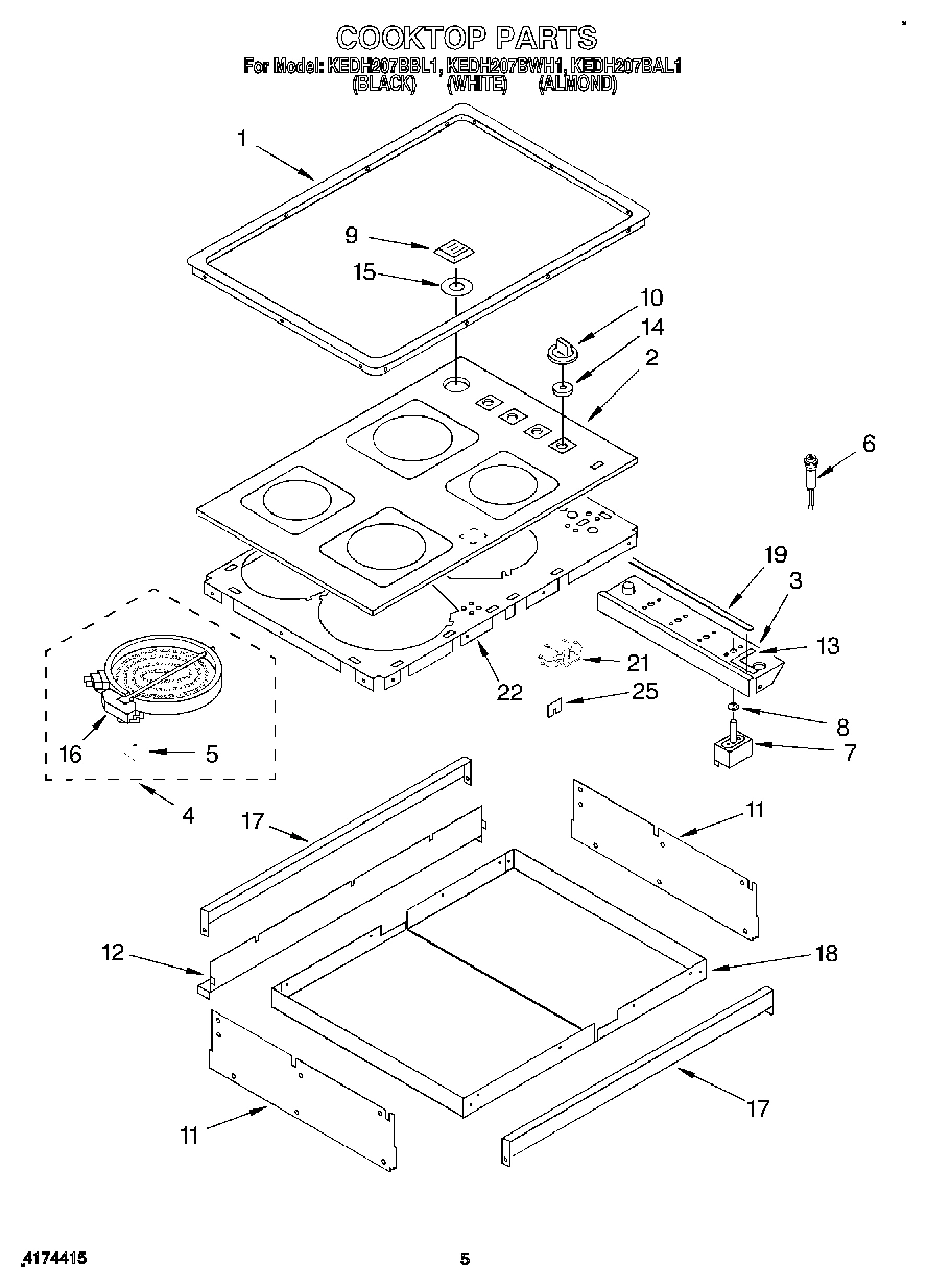 04 - COOKTOP, OPTIONAL