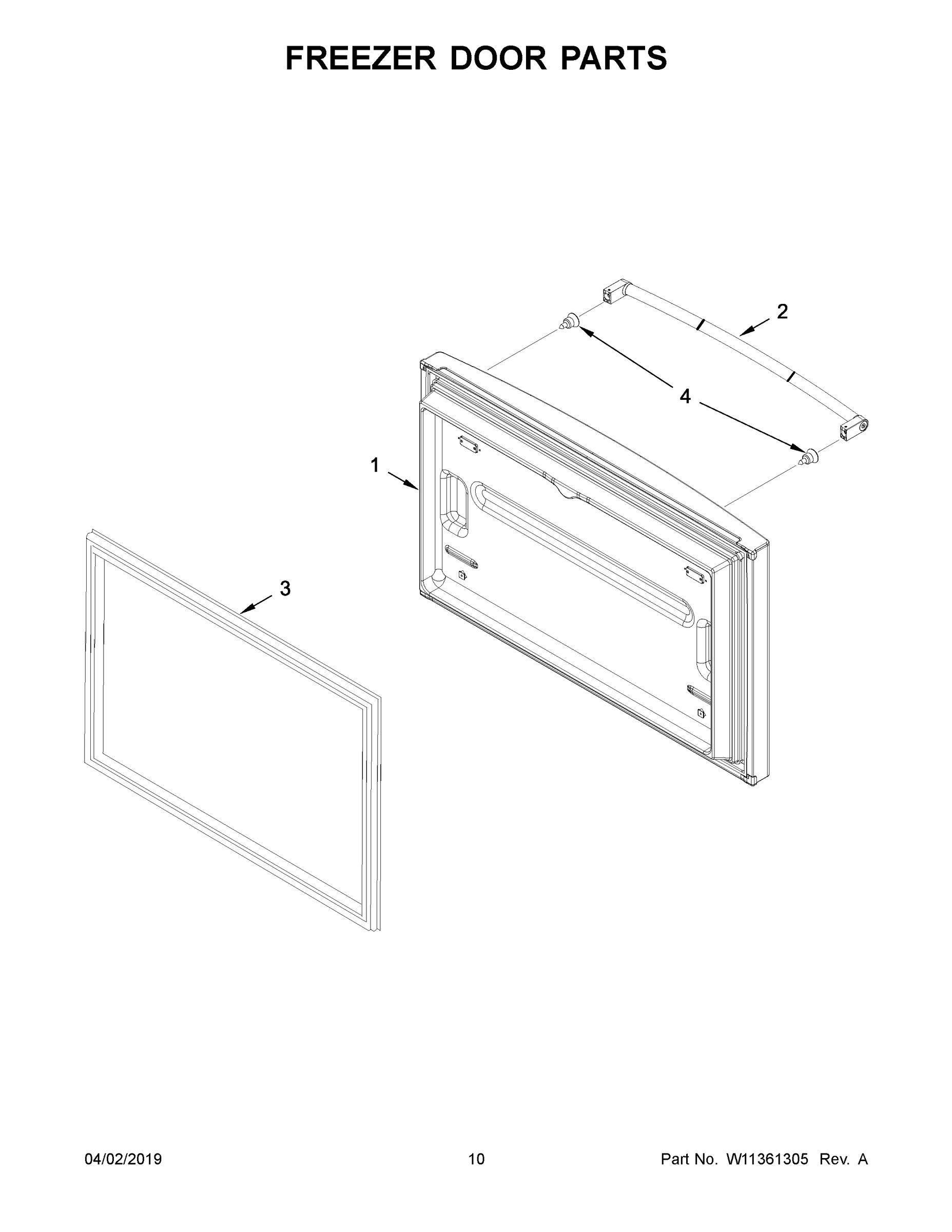 06 - FREEZER DOOR PARTS