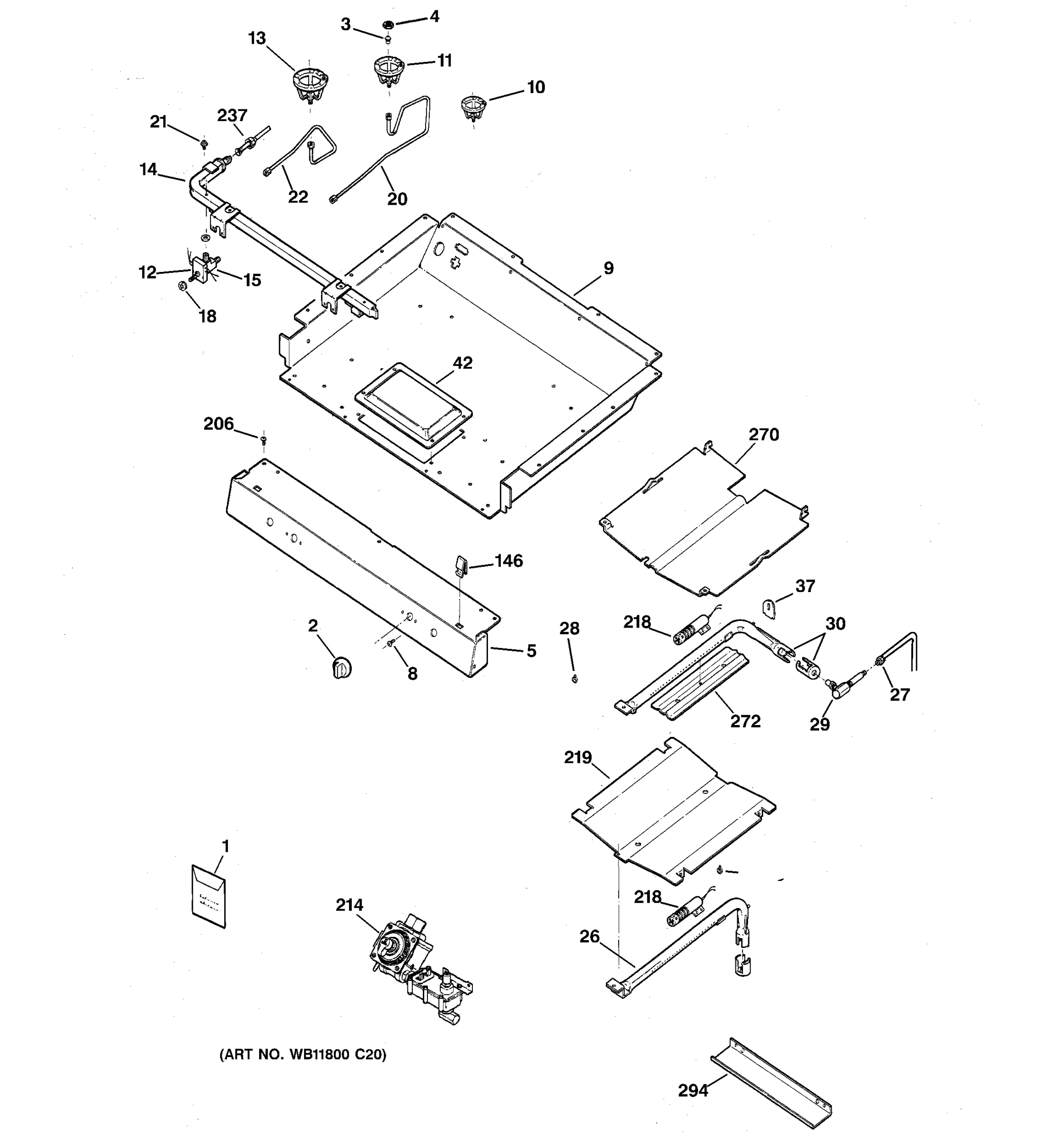 GAS & BURNER PARTS