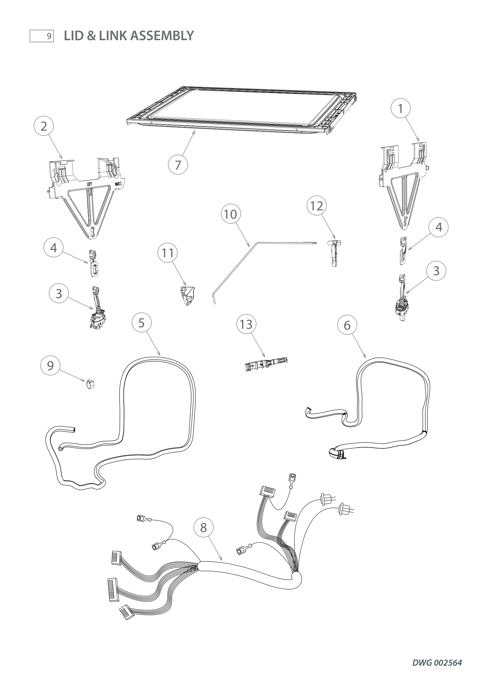 LID & LINK ASSEMBLY