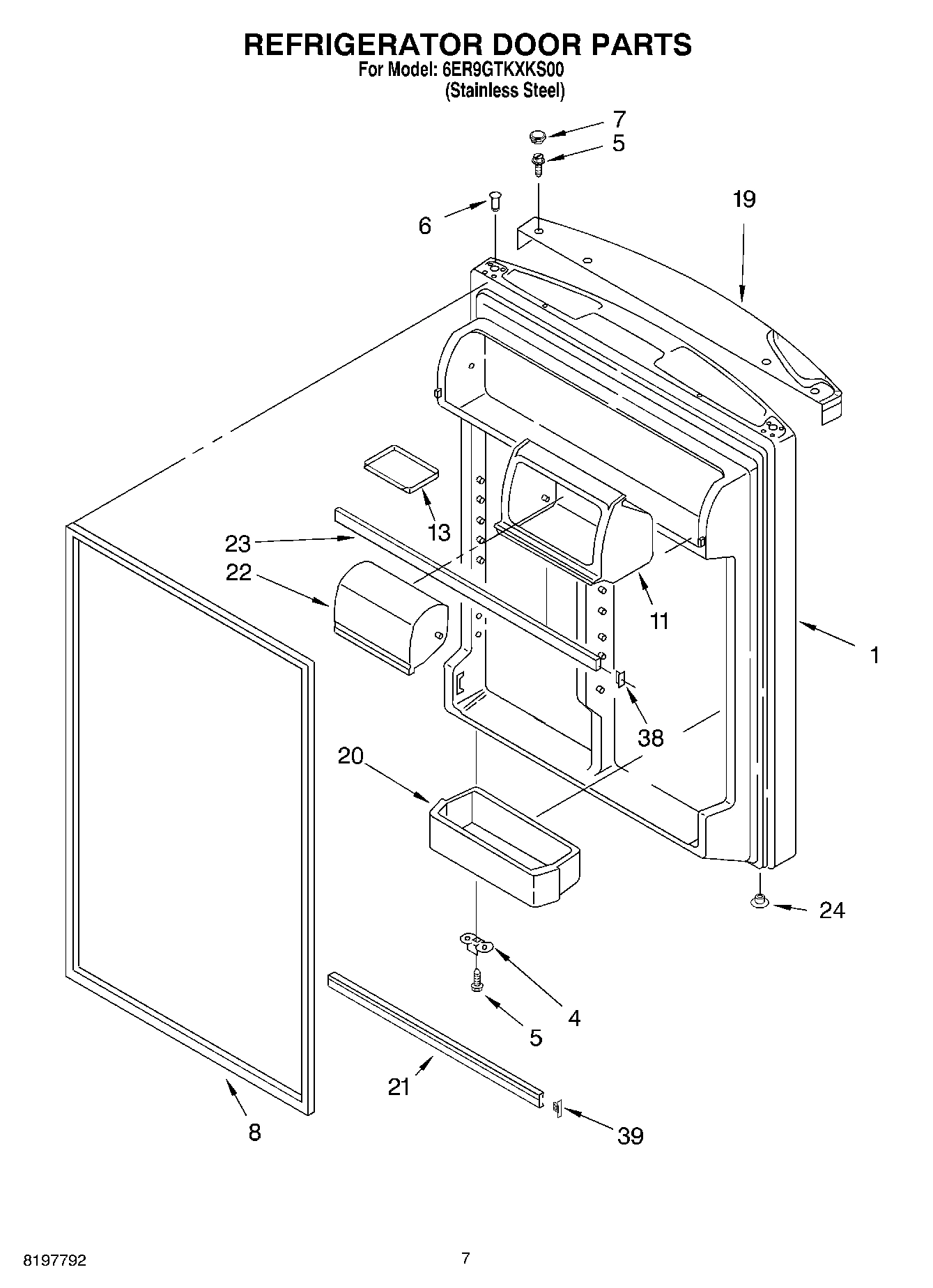 04 - REFRIGERATOR DOOR