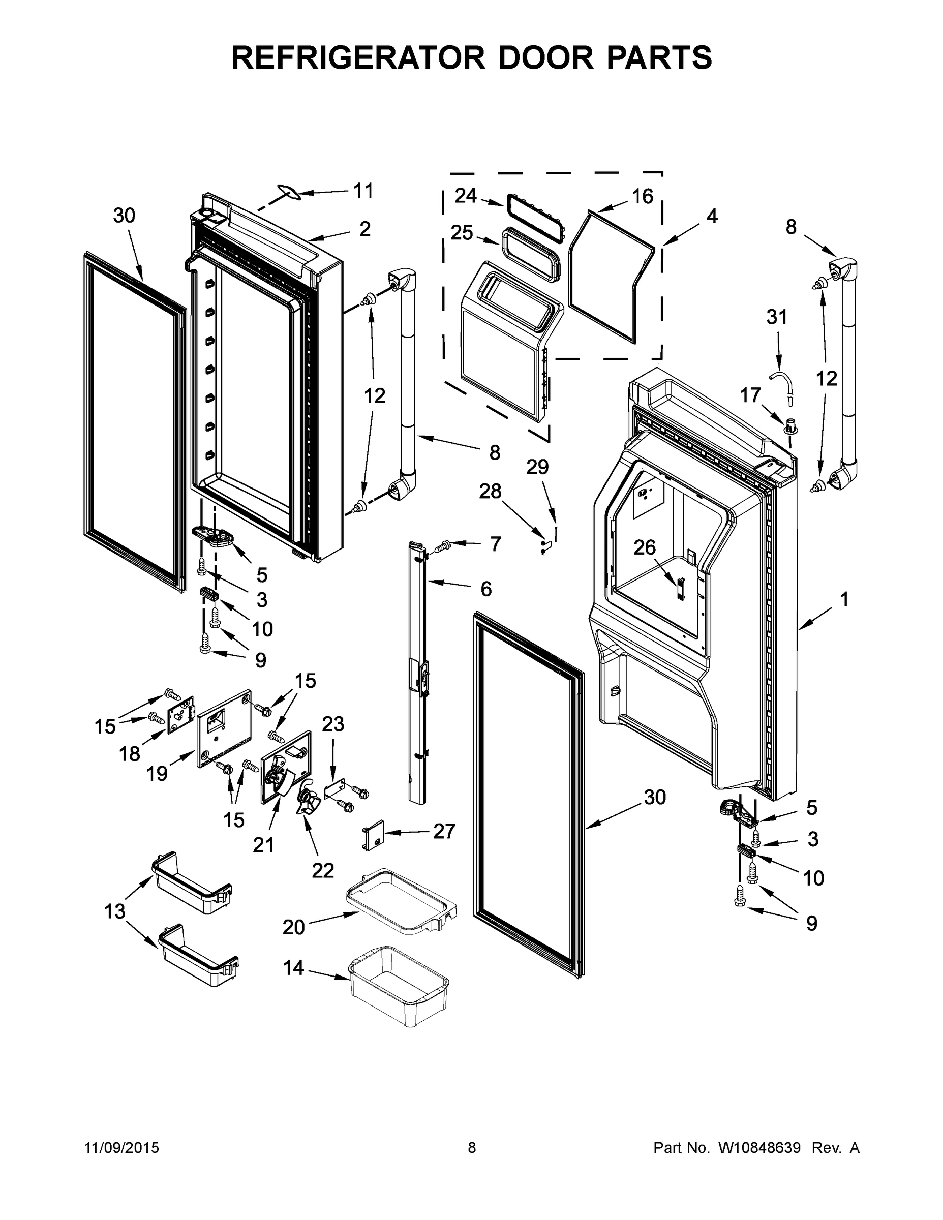 05 - REFRIGERATOR DOOR PARTS