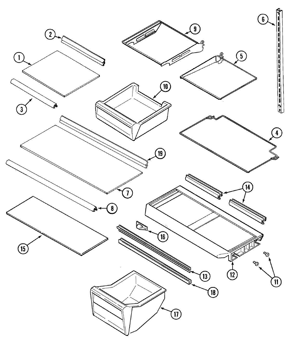 12 - SHELVES & ACCESSORIES