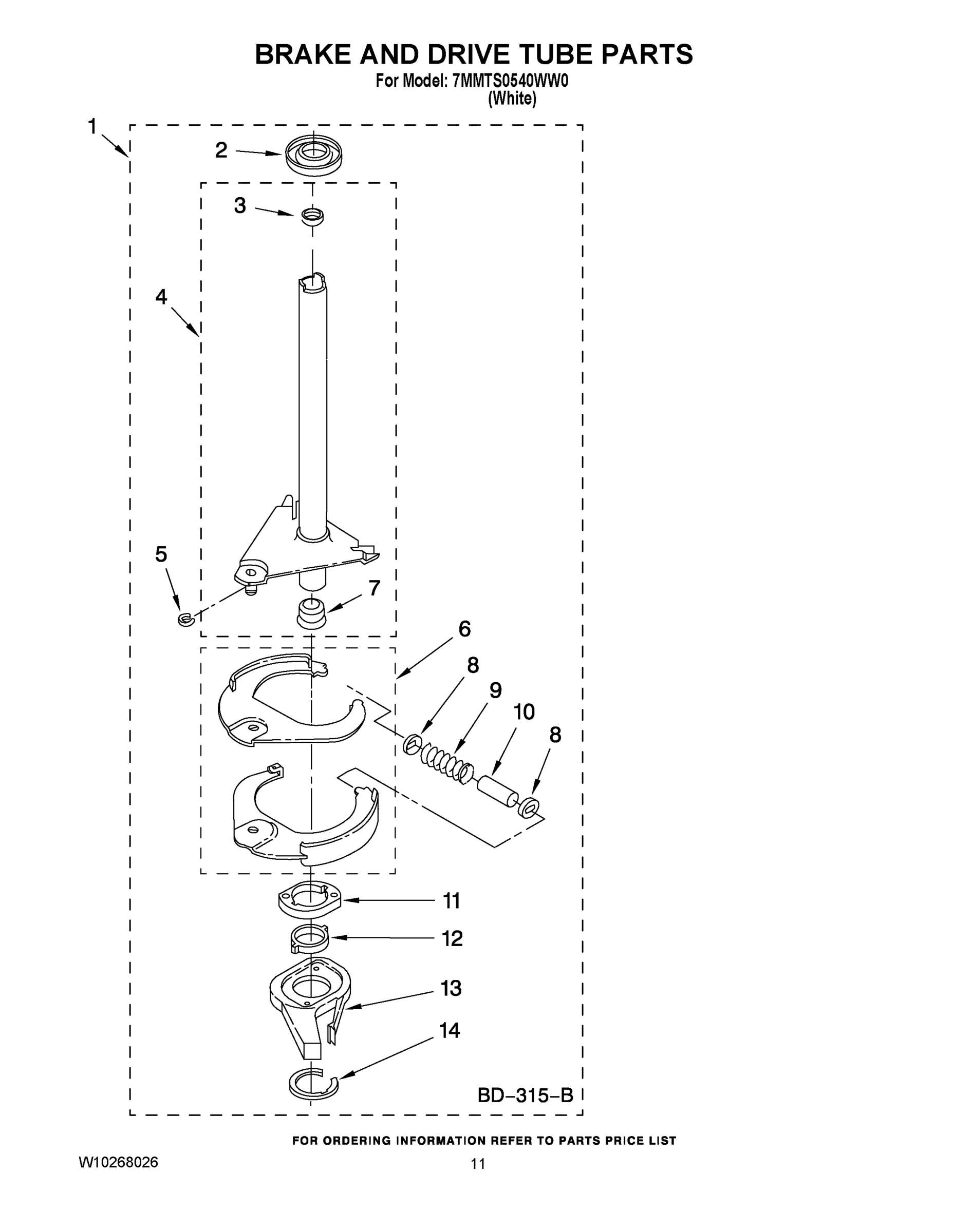 07 - BRAKE AND DRIVE TUBE PARTS