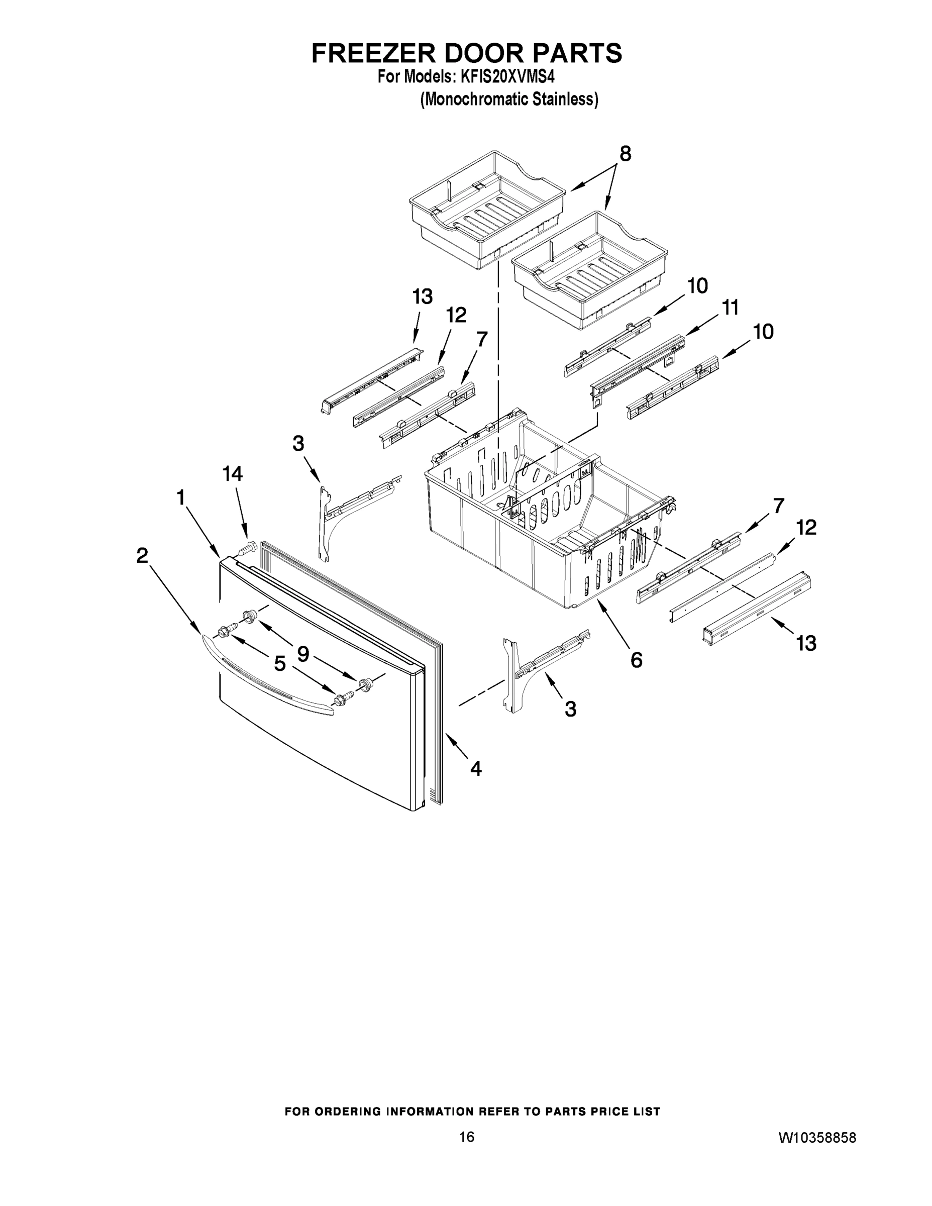 09 - FREEZER DOOR PARTS