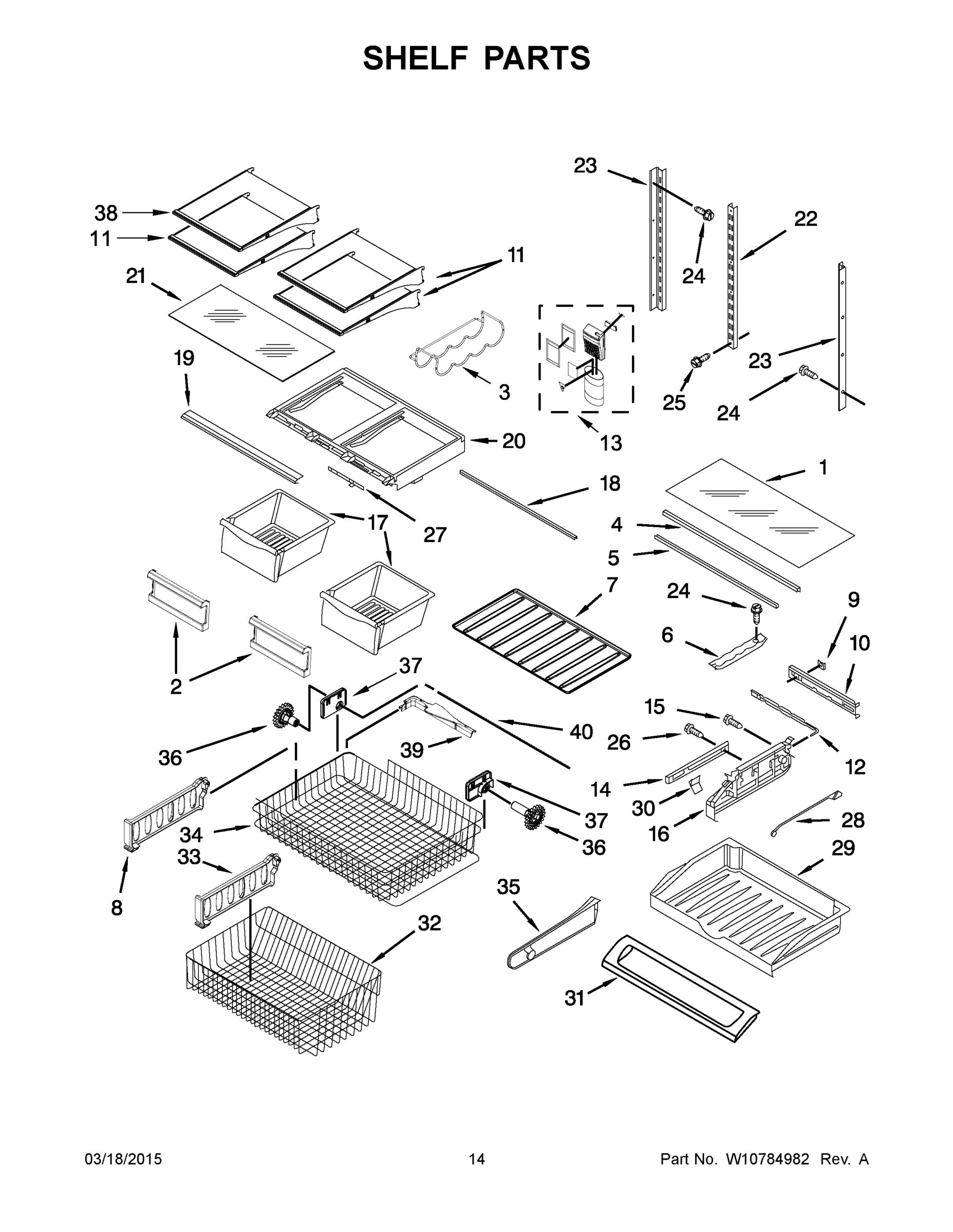 08 - SHELF PARTS