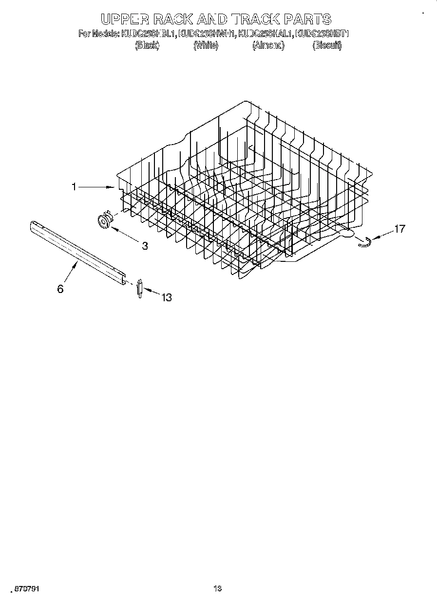 10 - UPPER RACK AND TRACK