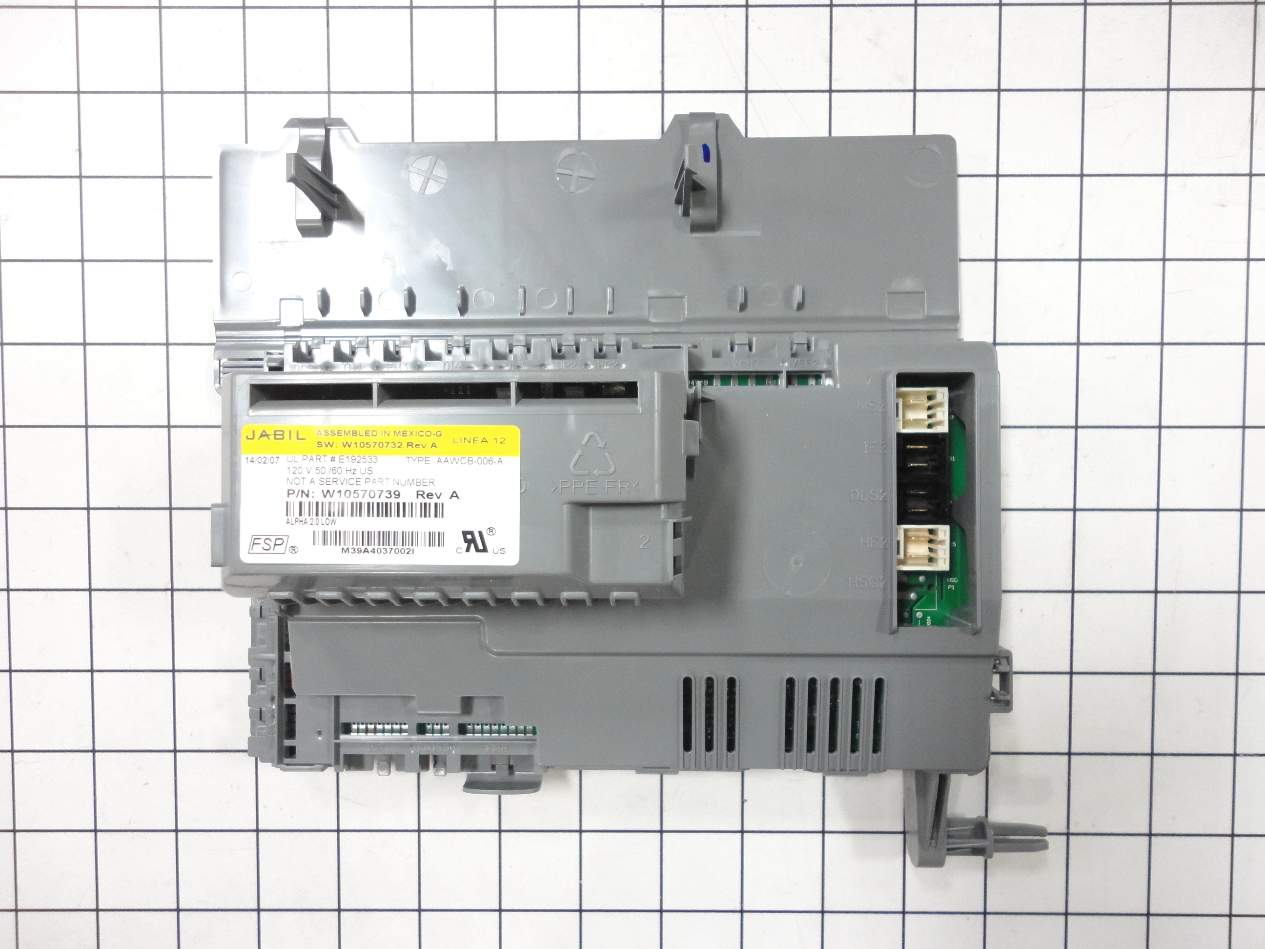 WPW10701569 Whirlpool Electronic Control Board + Core