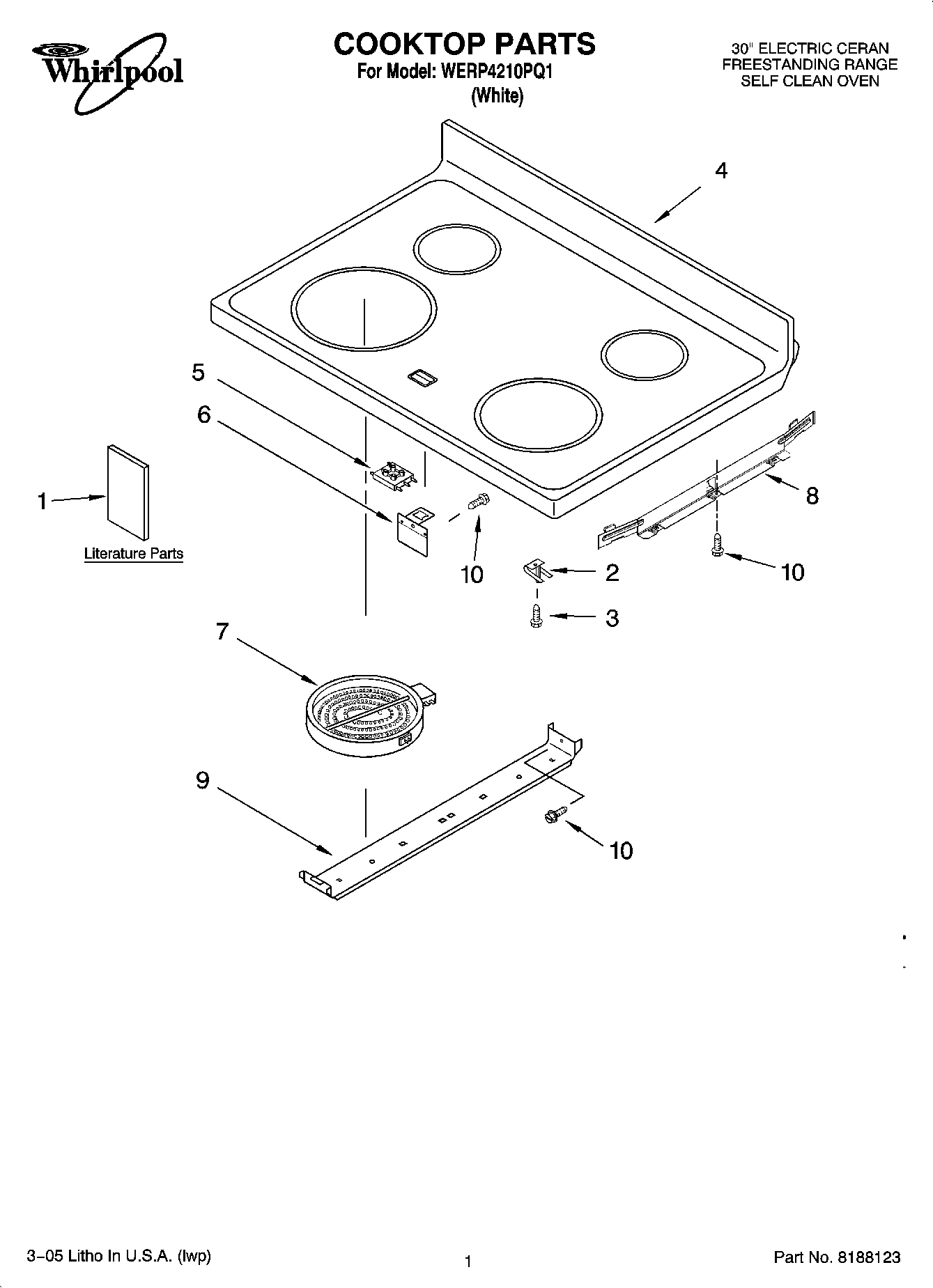 01 - COOKTOP PARTS