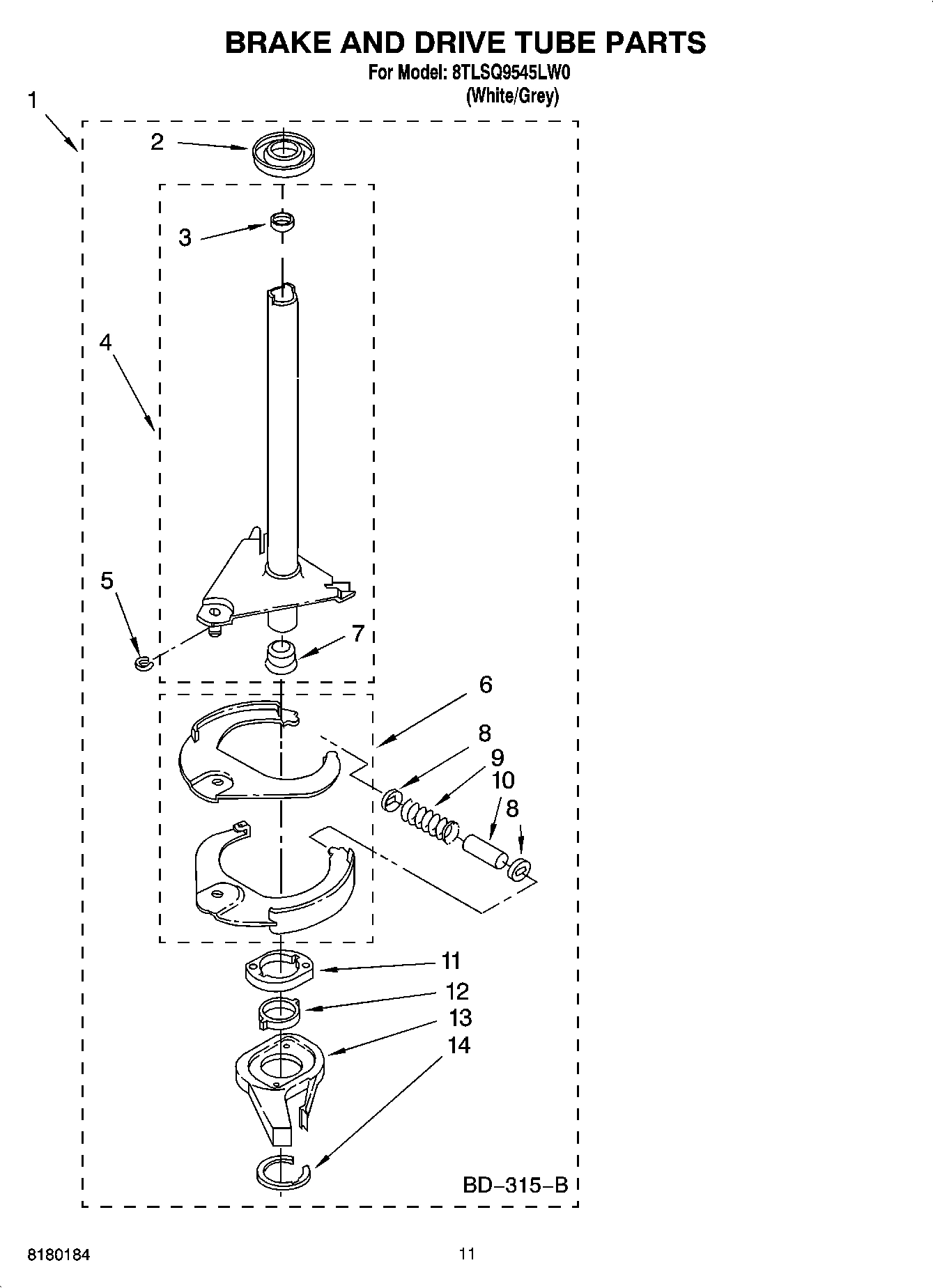 07 - BRAKE AND DRIVE TUBE PARTS