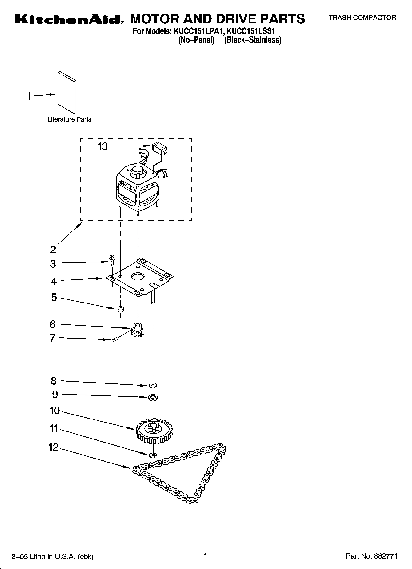 01 - MOTOR AND DRIVE PARTS