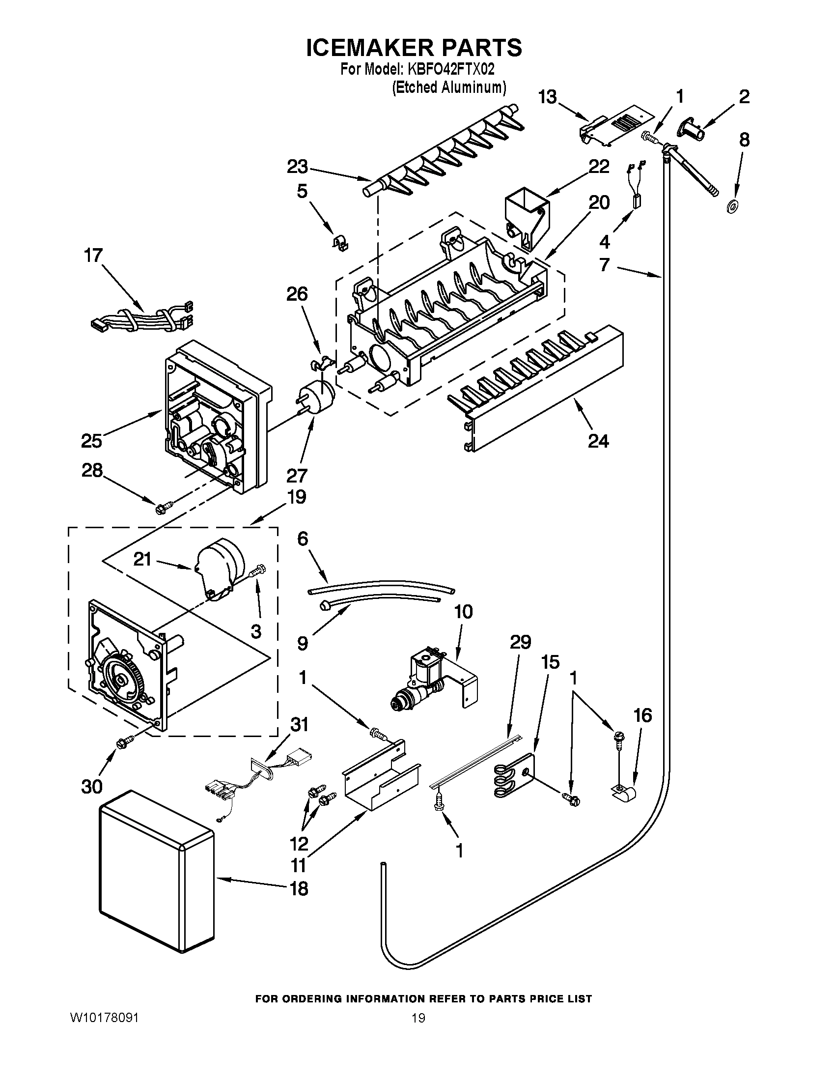11 - ICEMAKER PARTS