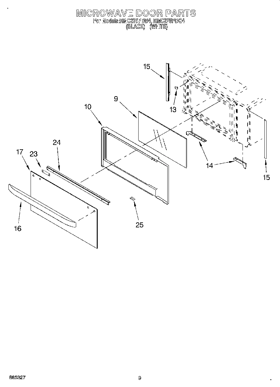 07 - MICROWAVE DOOR