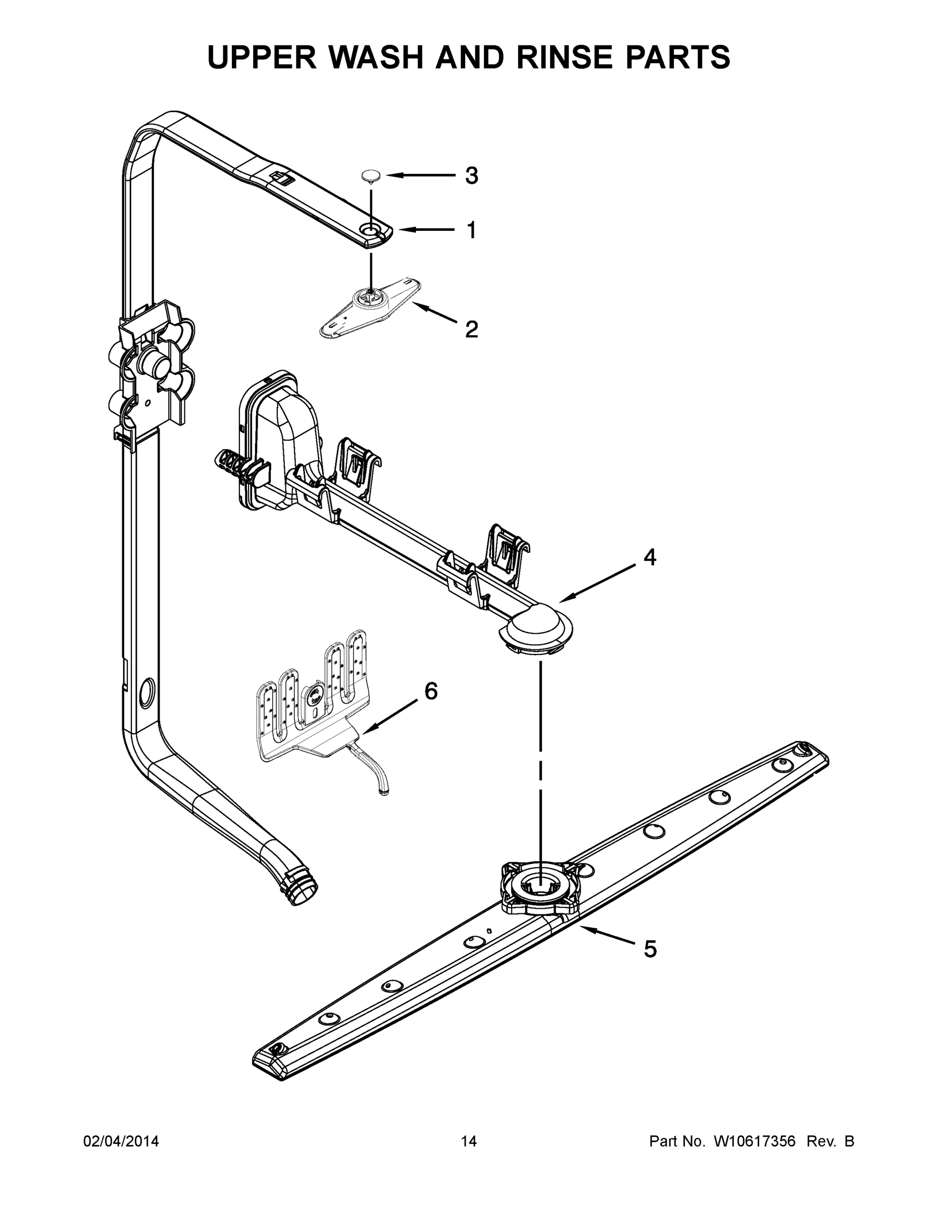 08 - UPPER WASH AND RINSE PARTS