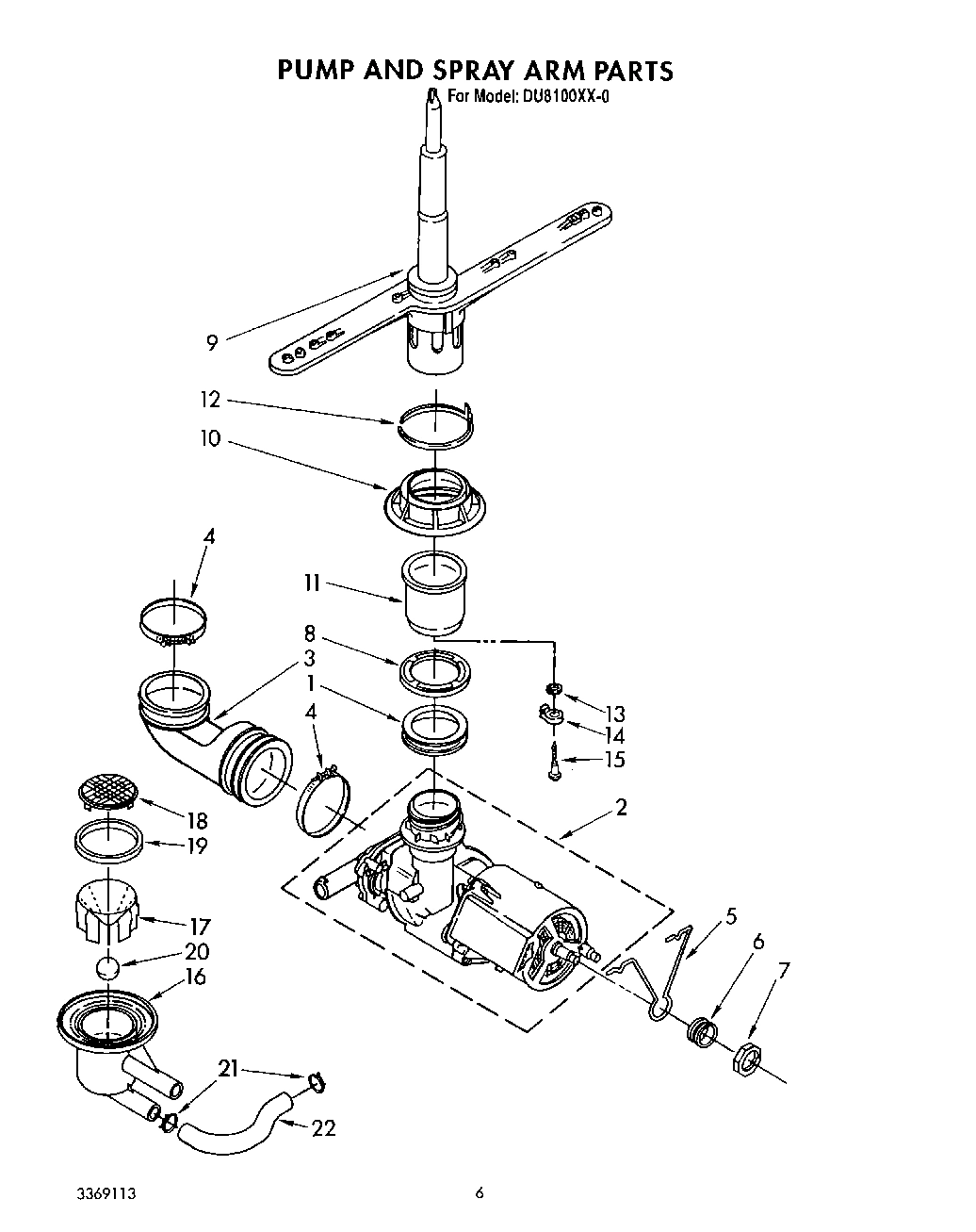 05 - PUMP AND SPRAY ARM