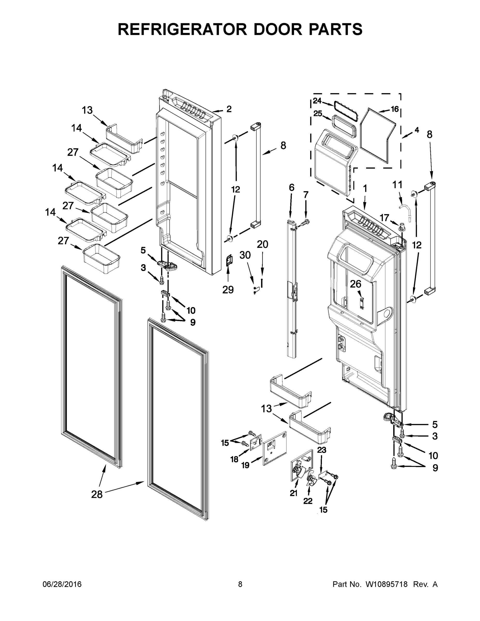 05 - REFRIGERATOR DOOR PARTS