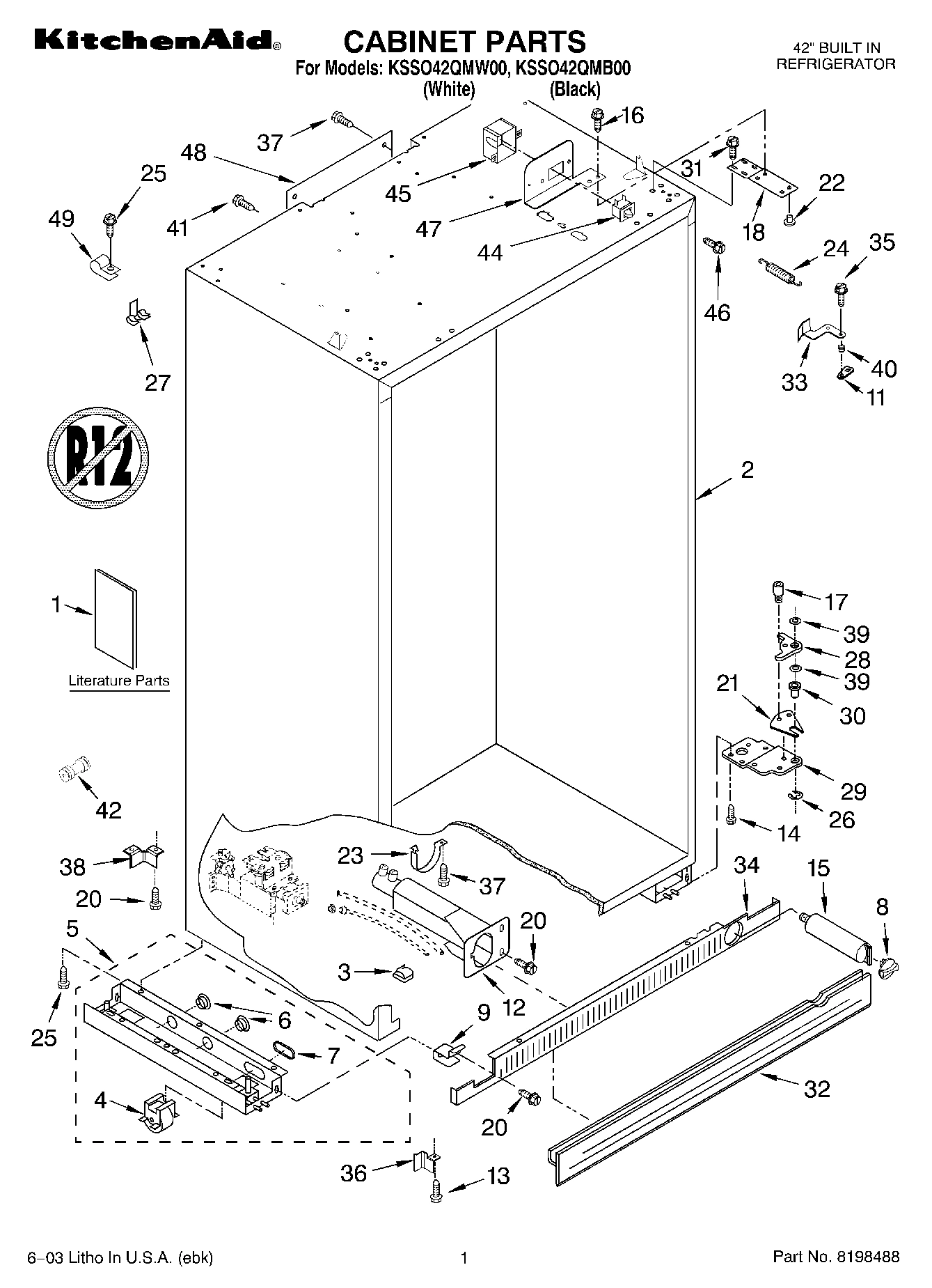 01 - CABINET PARTS