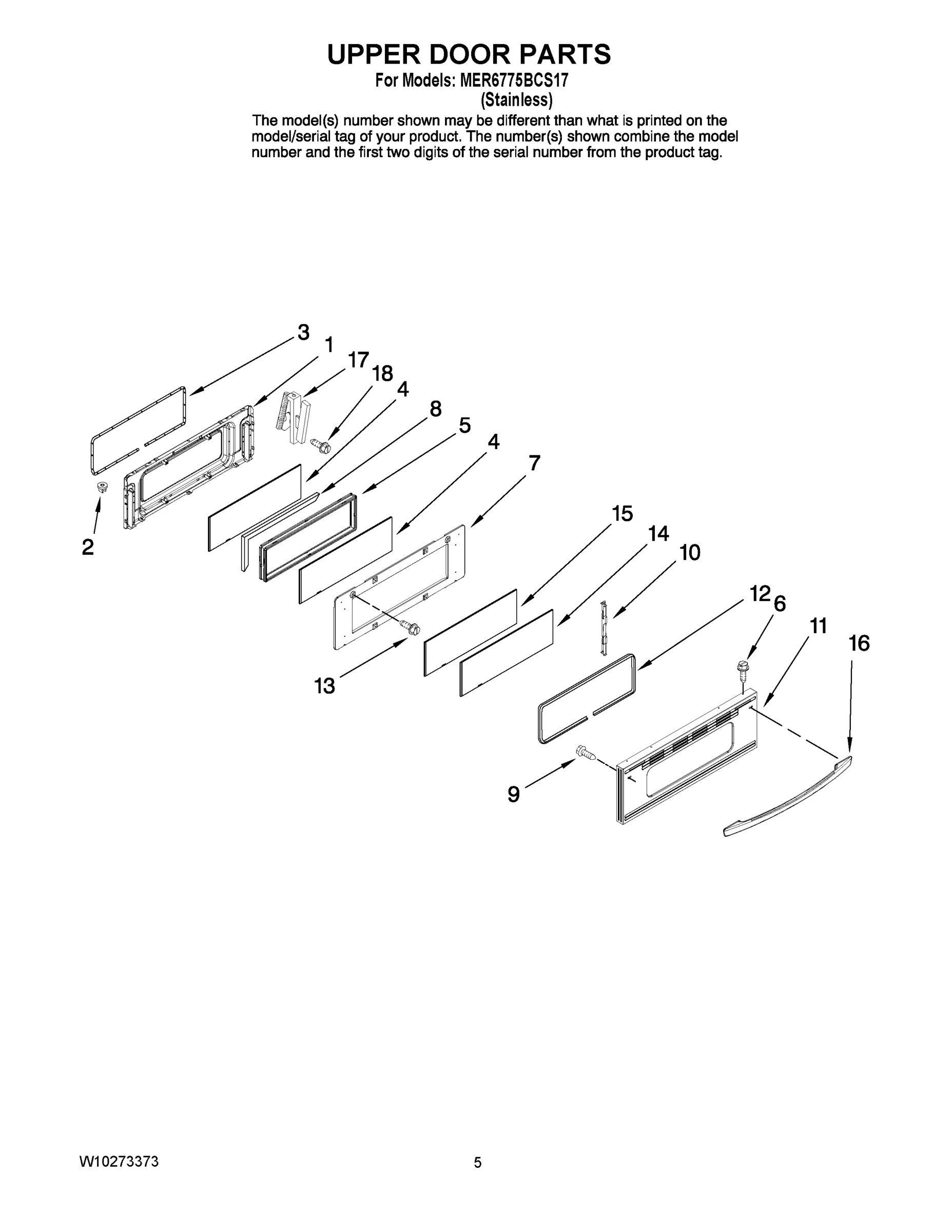 04 - UPPER DOOR PARTS