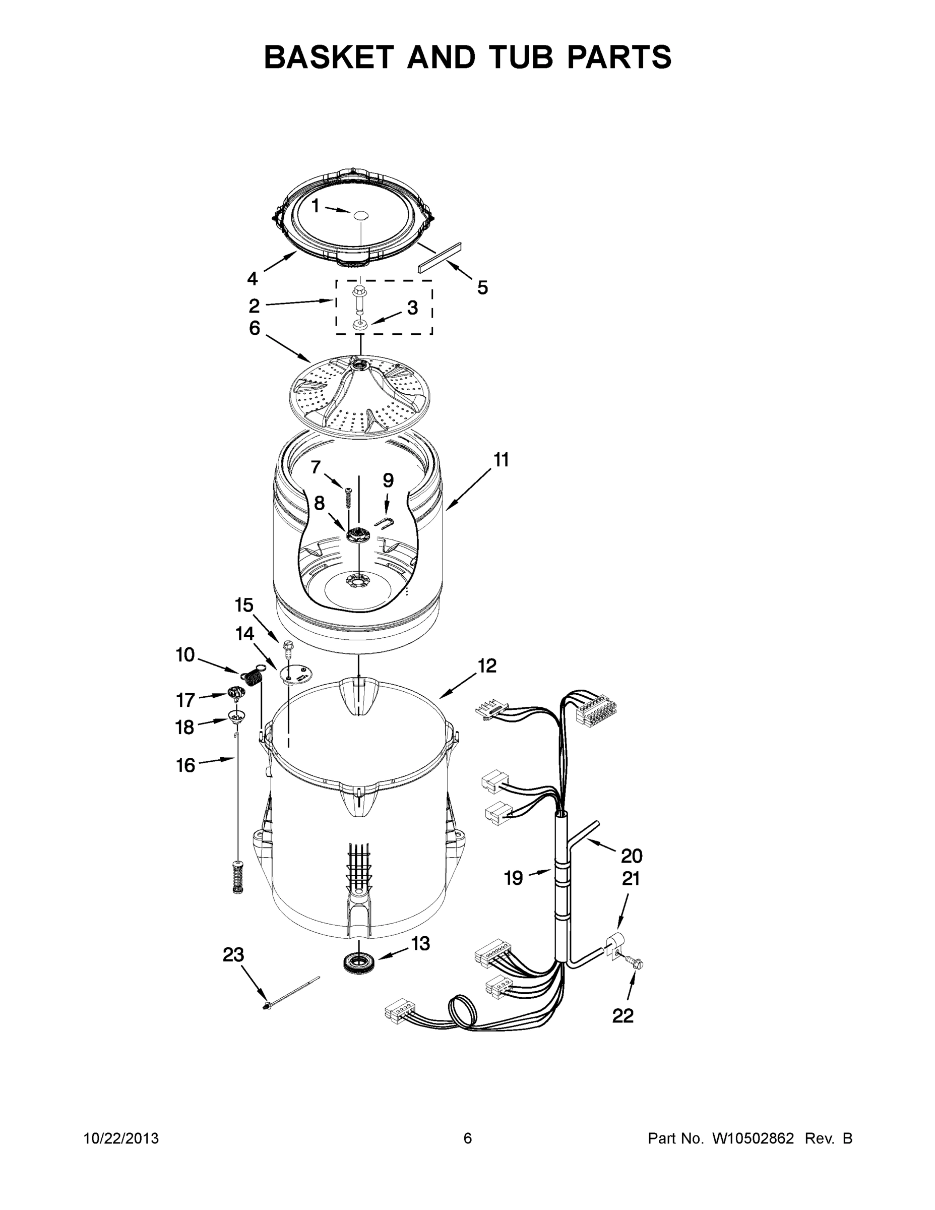 04 - BASKET AND TUB PARTS