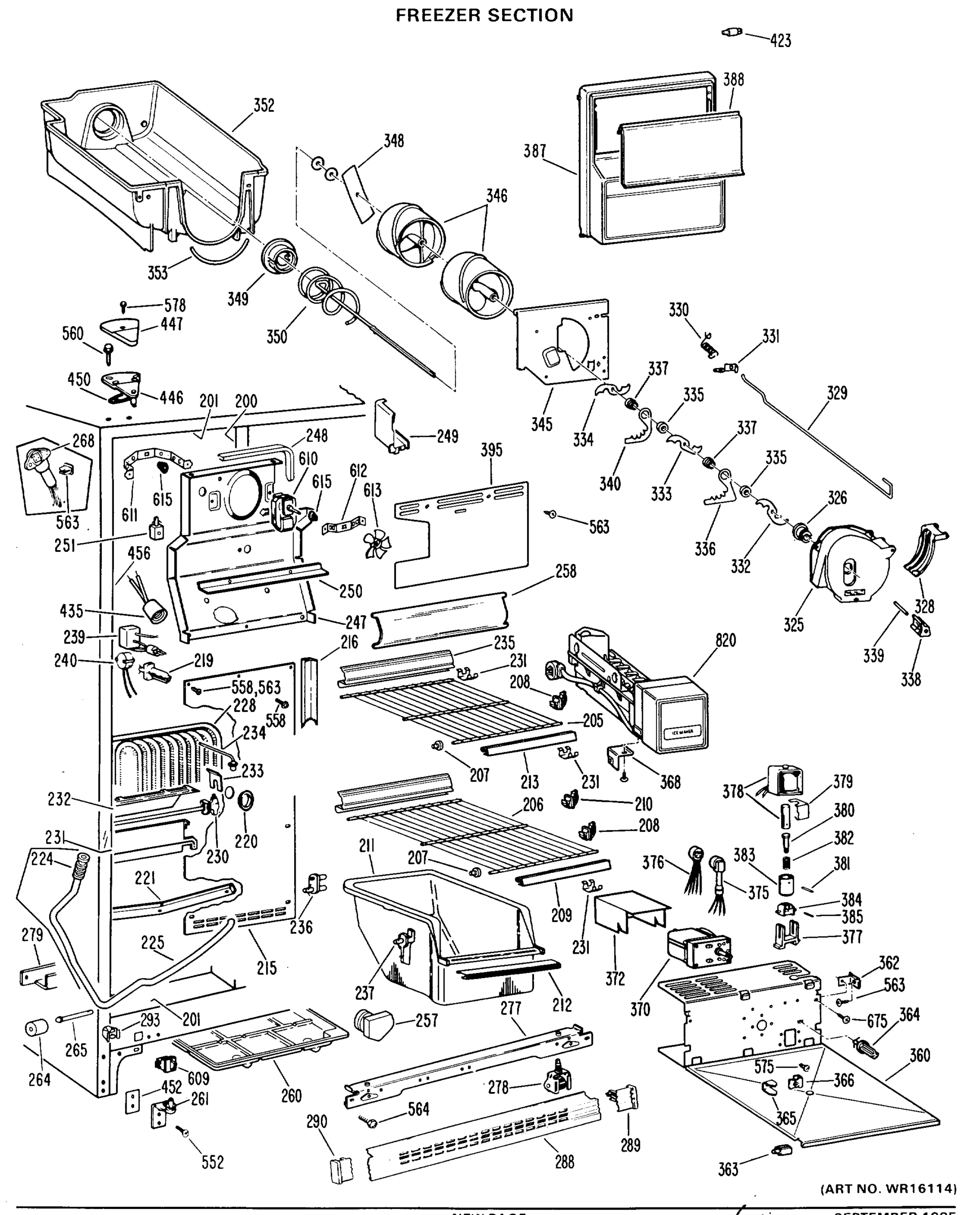FREEZER SECTION