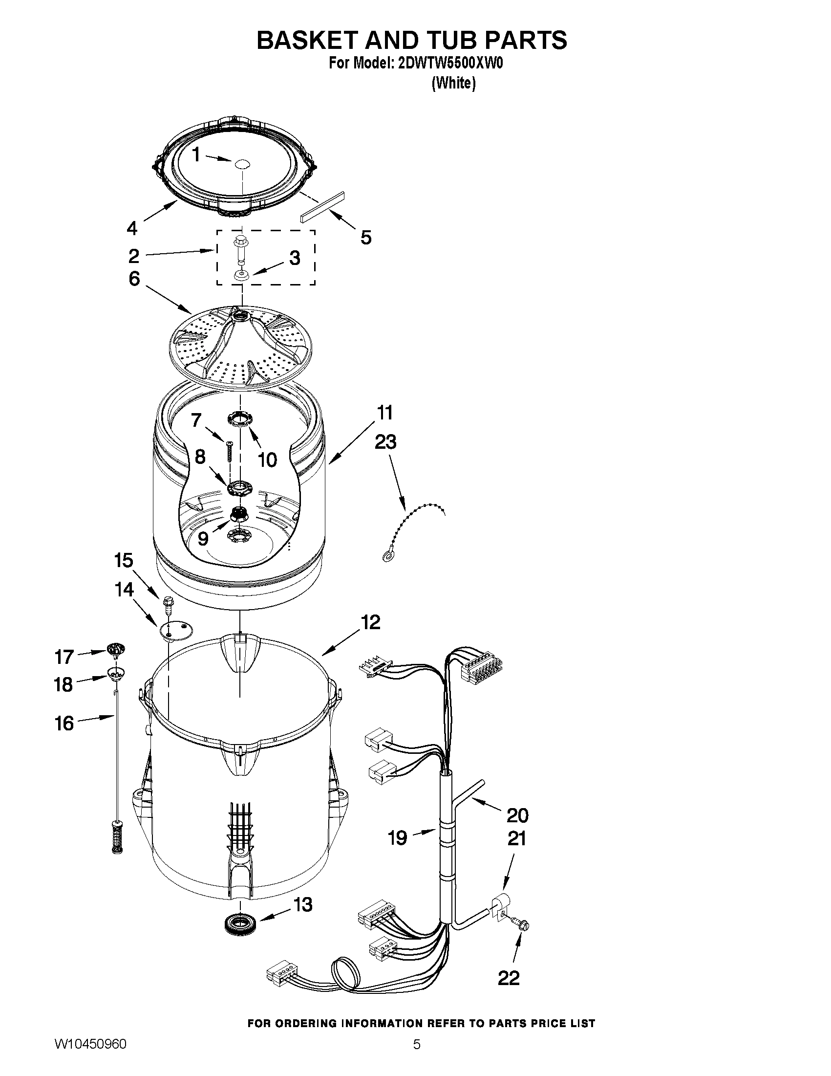 03 - BASKET AND TUB PARTS