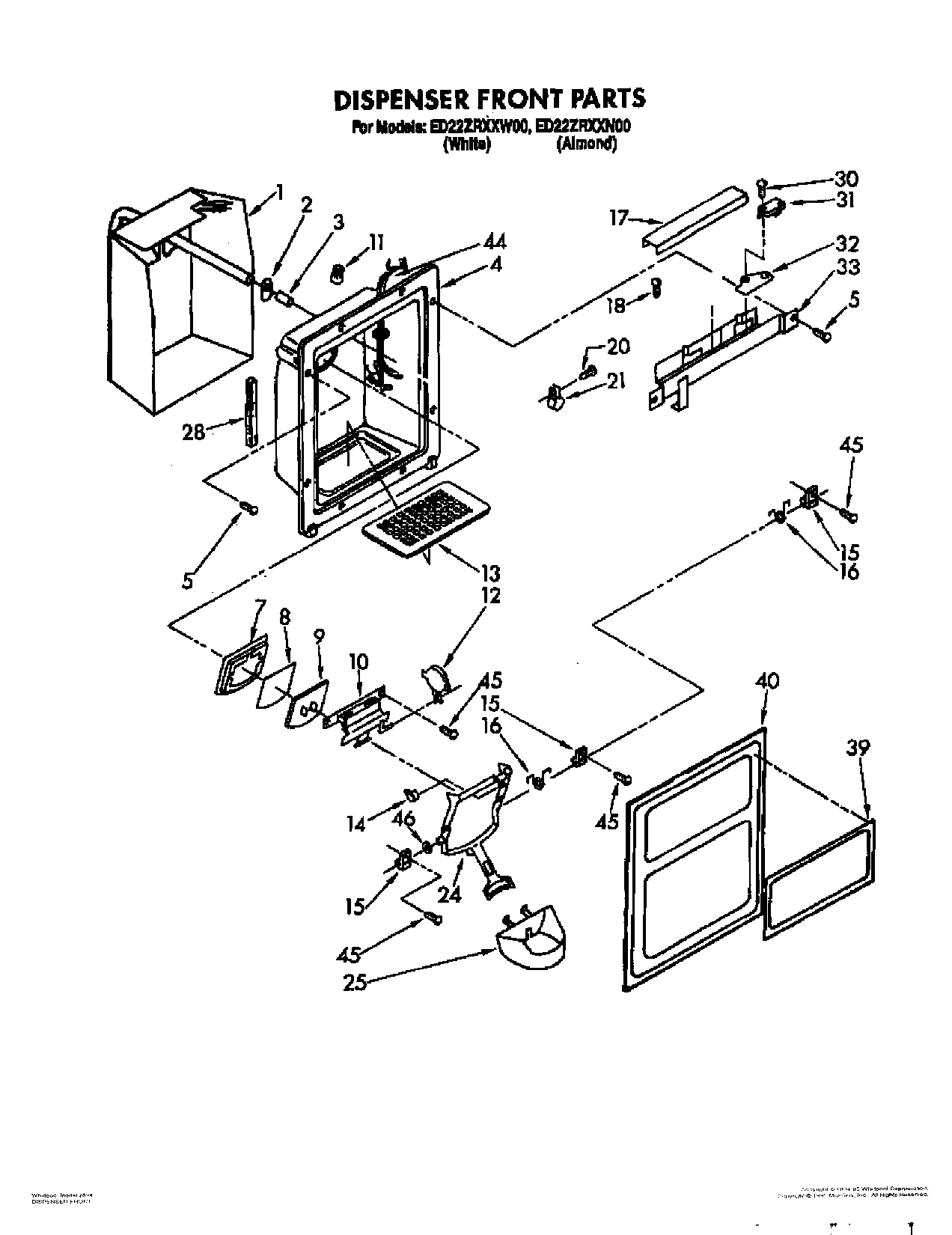 09 - DISPENSER FRONT