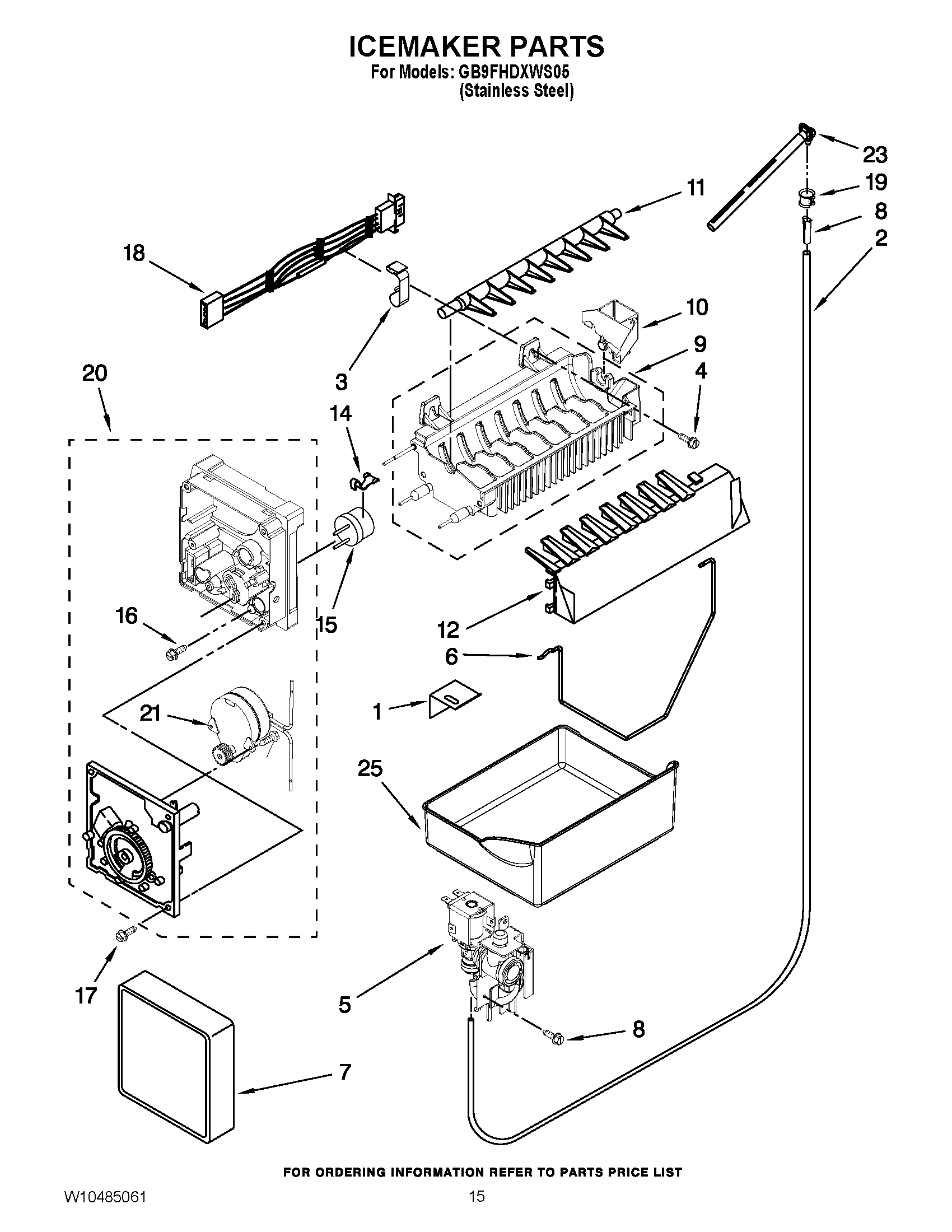 08 - ICEMAKER PARTS