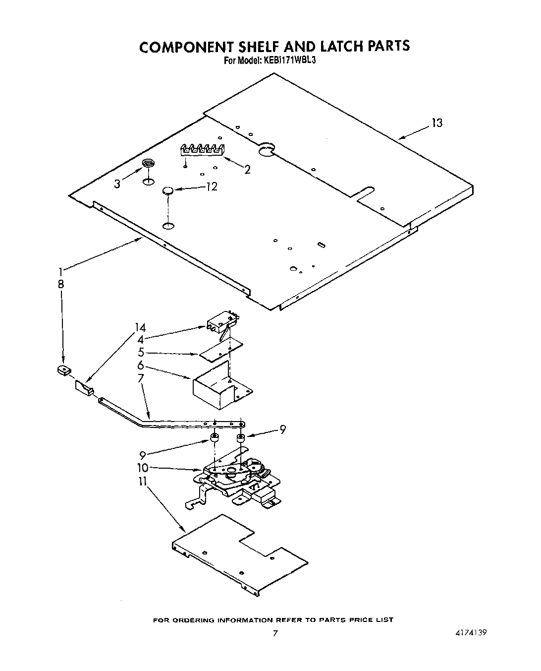 05 - COMPONENT SHELF AND LATCH