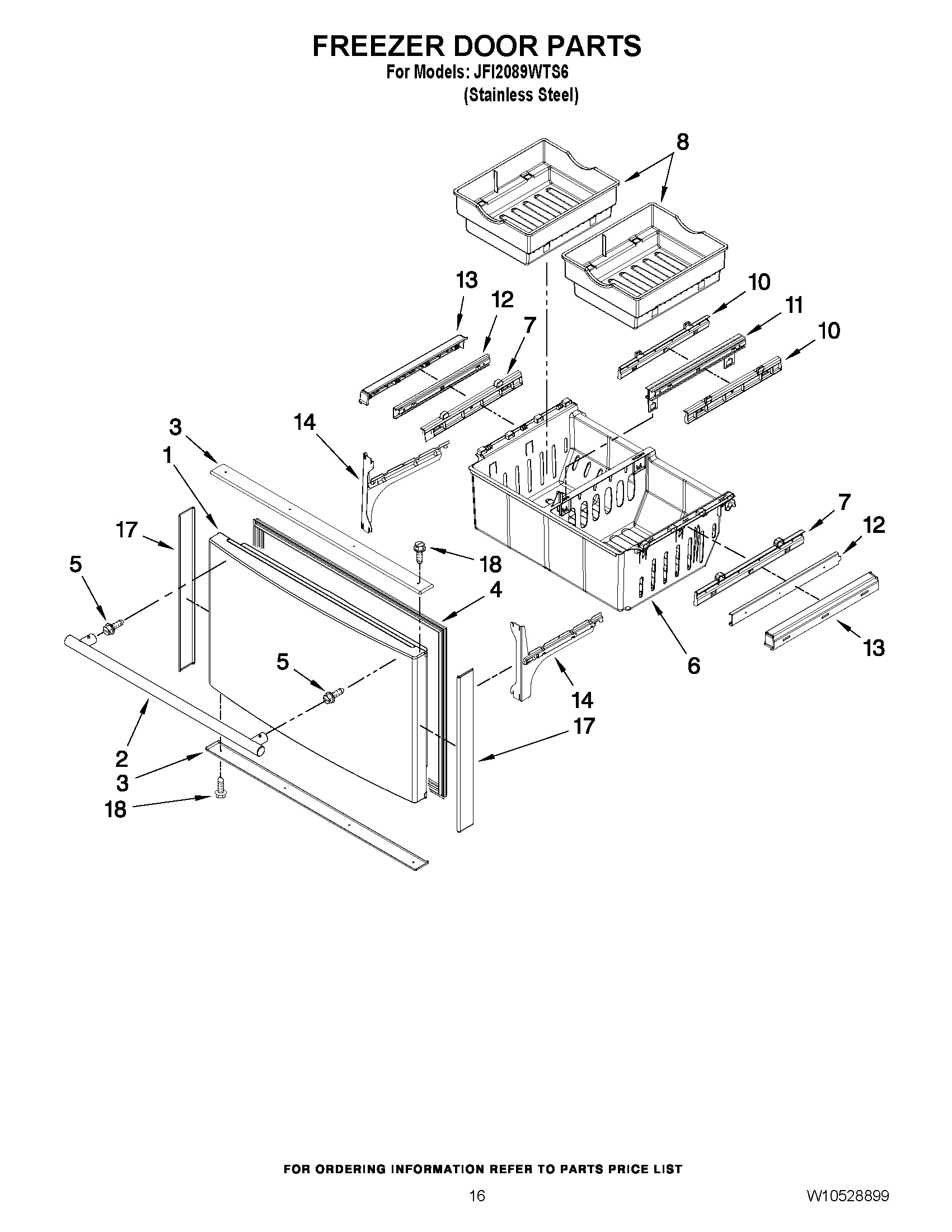 09 - FREEZER DOOR PARTS