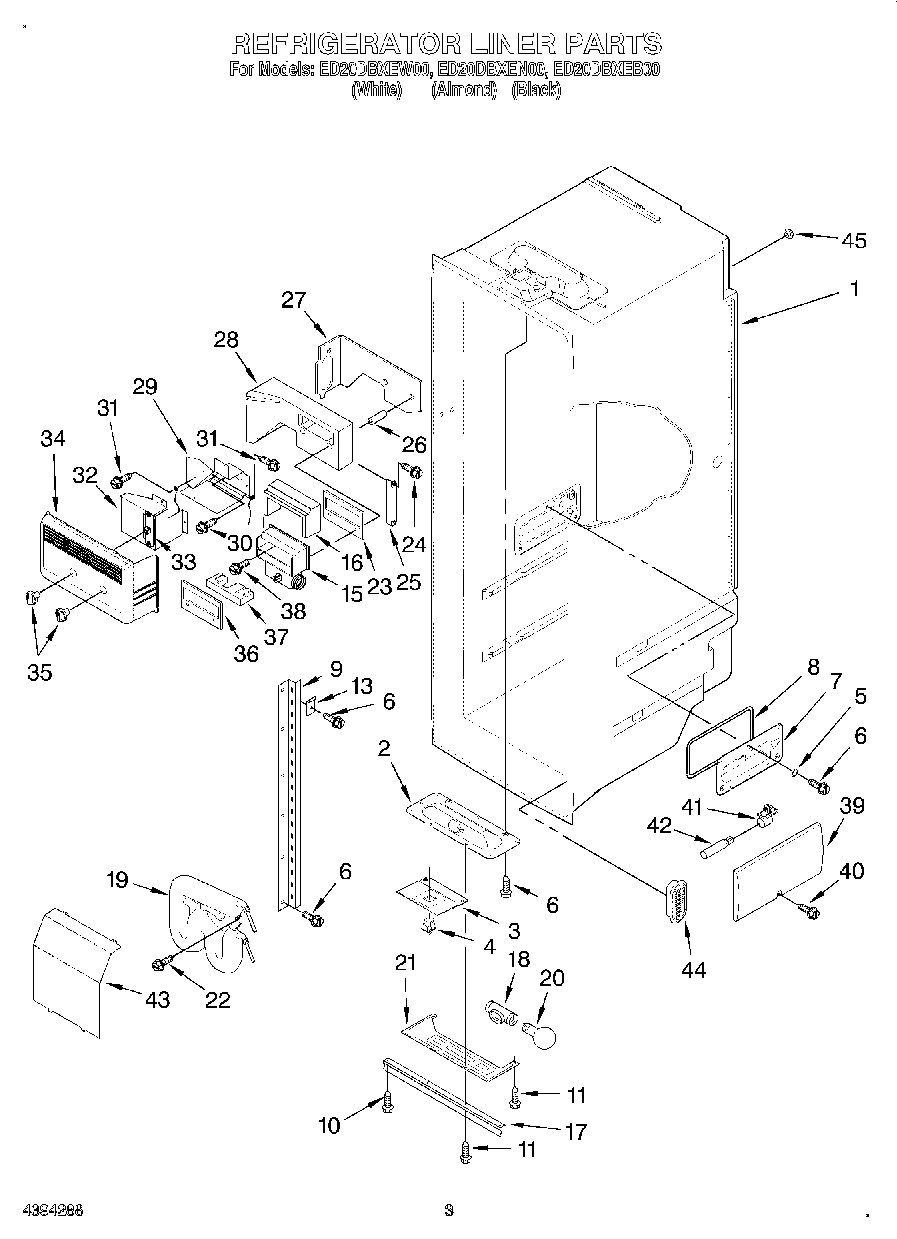02 - REFRIGERATOR LINER