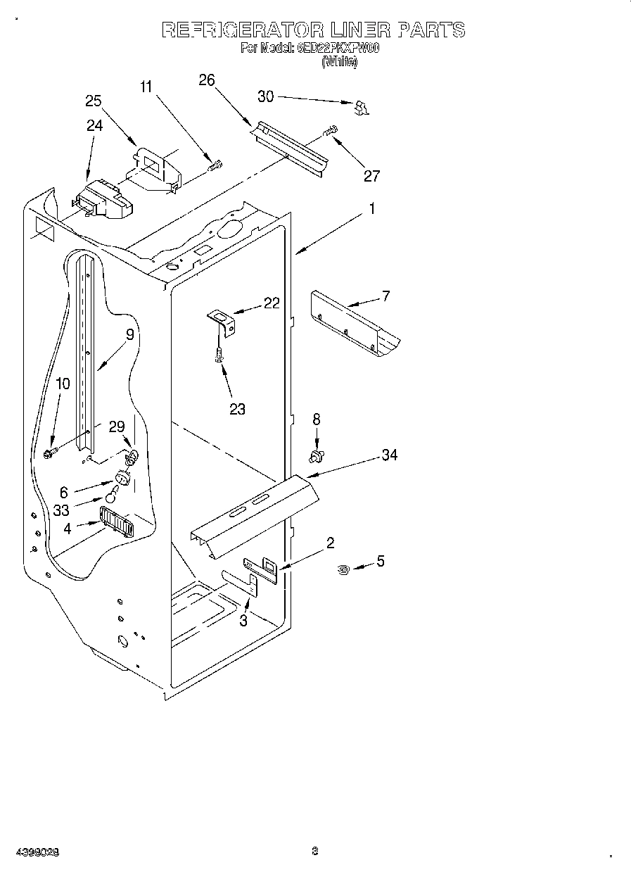 02 - REFRIGERATOR LINER