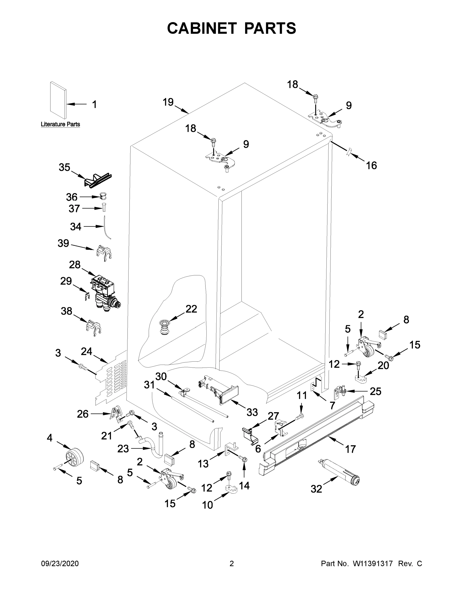 02 - CABINET PARTS
