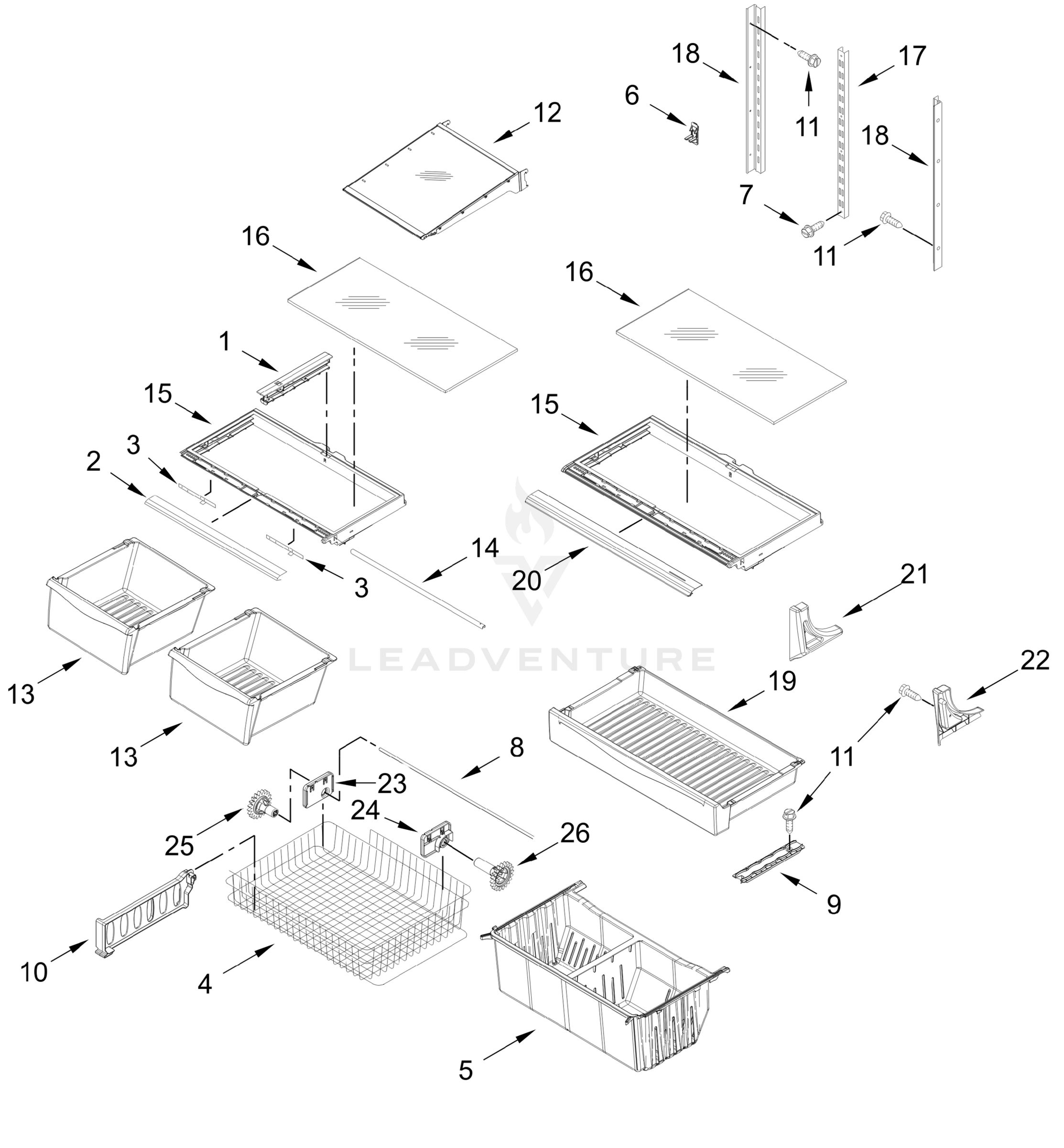 SHELF PARTS