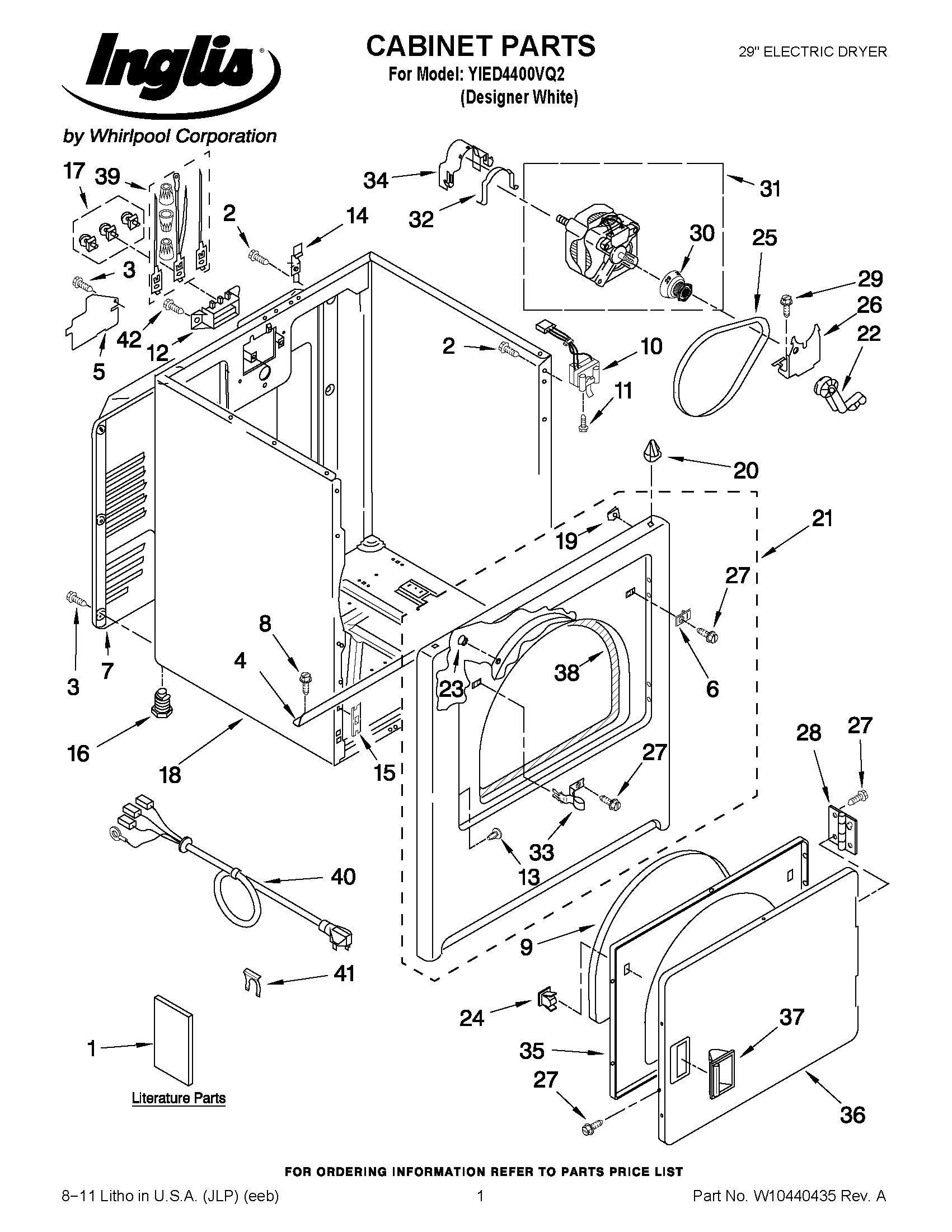 01 - CABINET PARTS