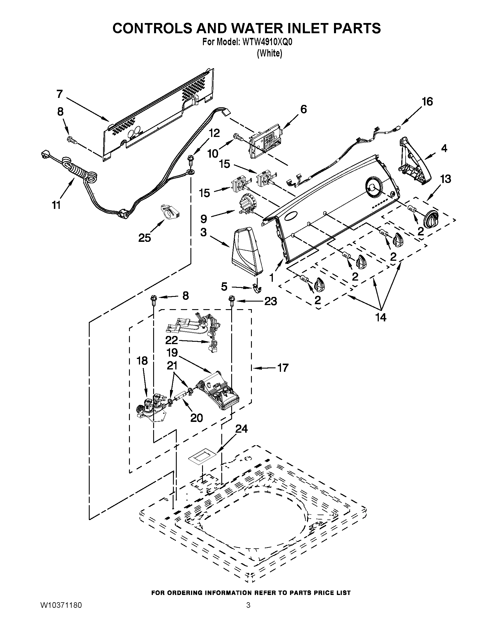 02 - CONTROLS AND WATER INLET PARTS