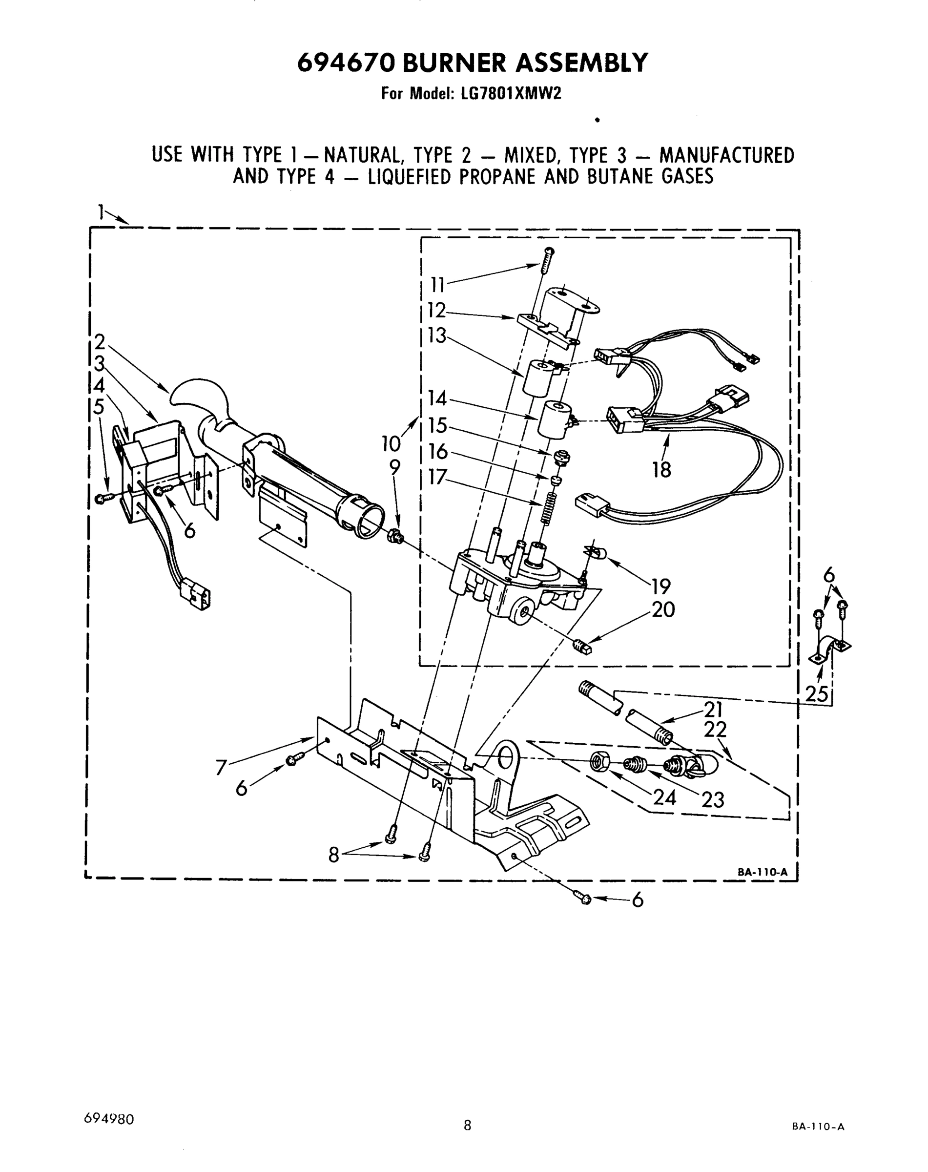 05 - 694670 BURNER