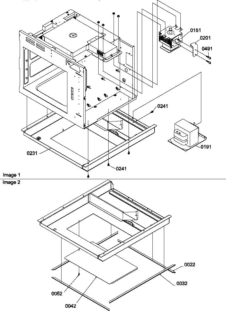 08 - OVEN CAVITY ASSY