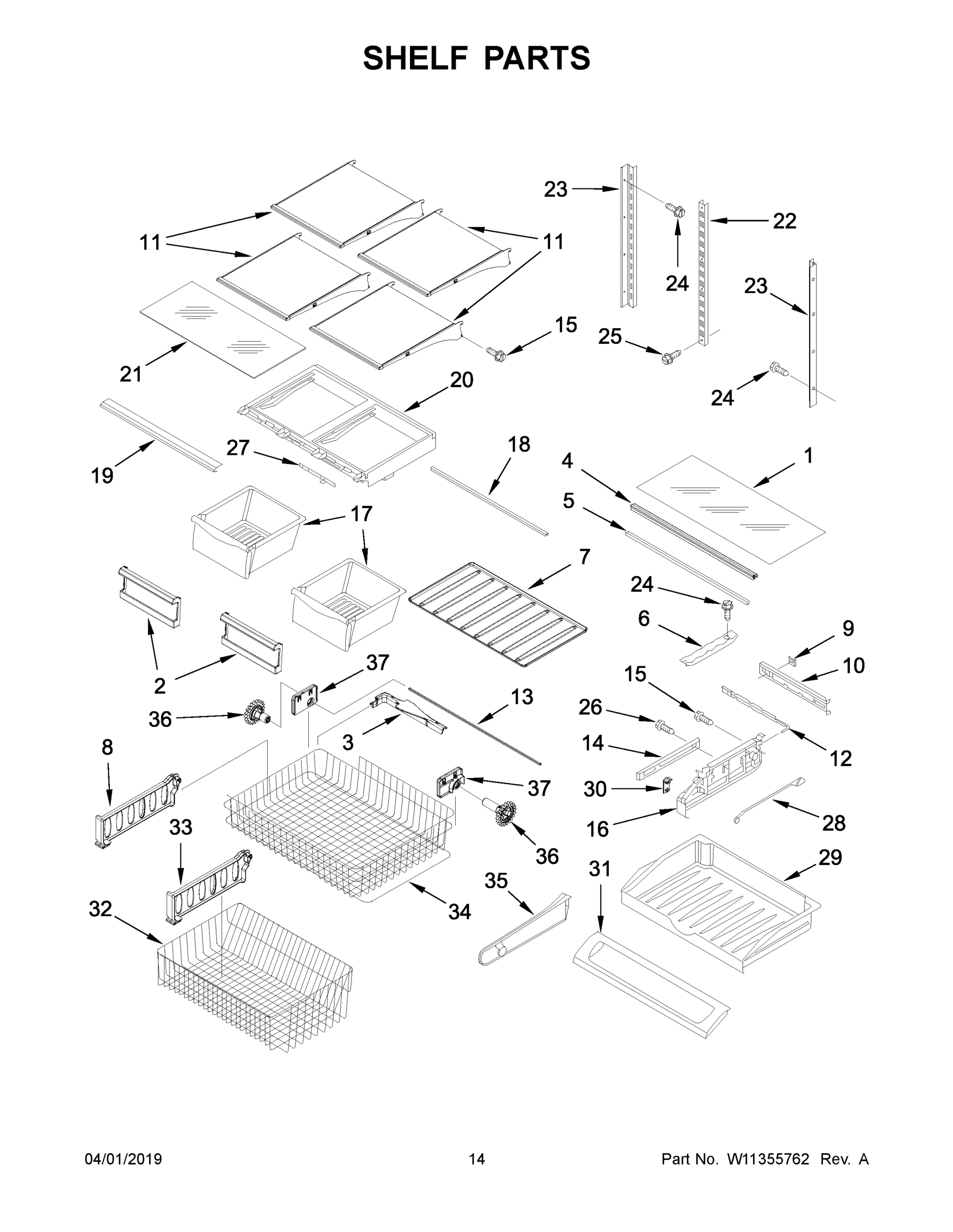 08 - SHELF PARTS
