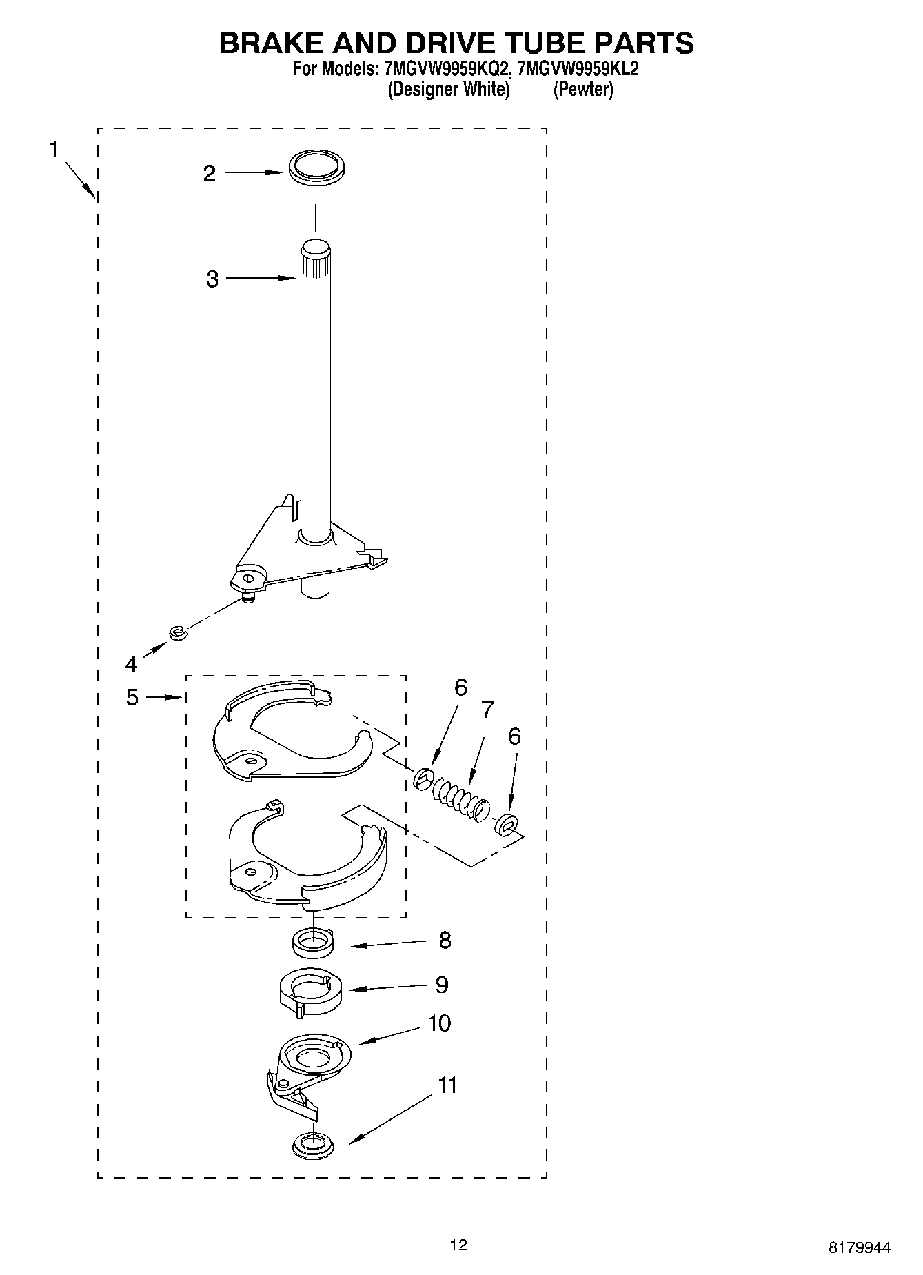 07 - BRAKE AND DRIVE TUBE PARTS