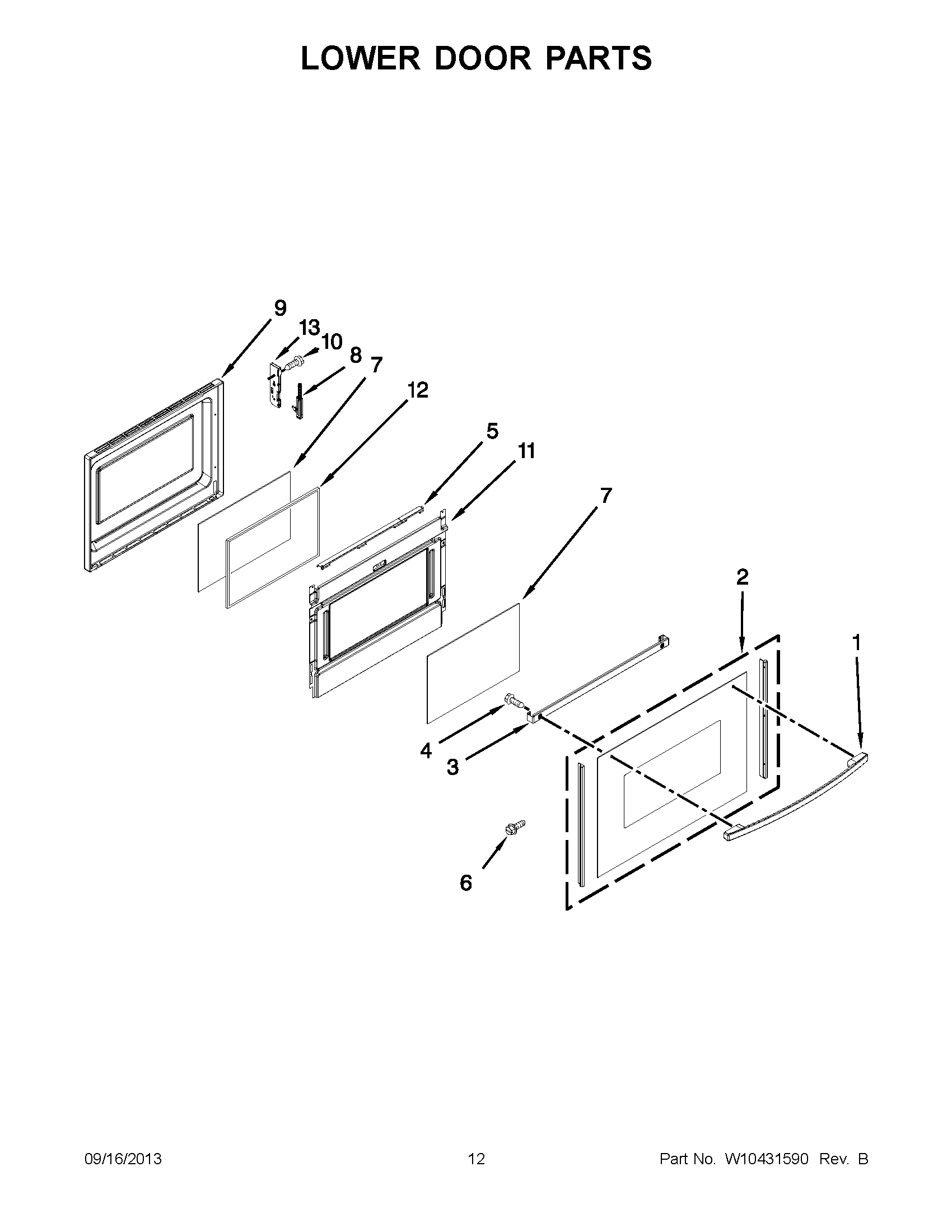 07 - LOWER DOOR PARTS