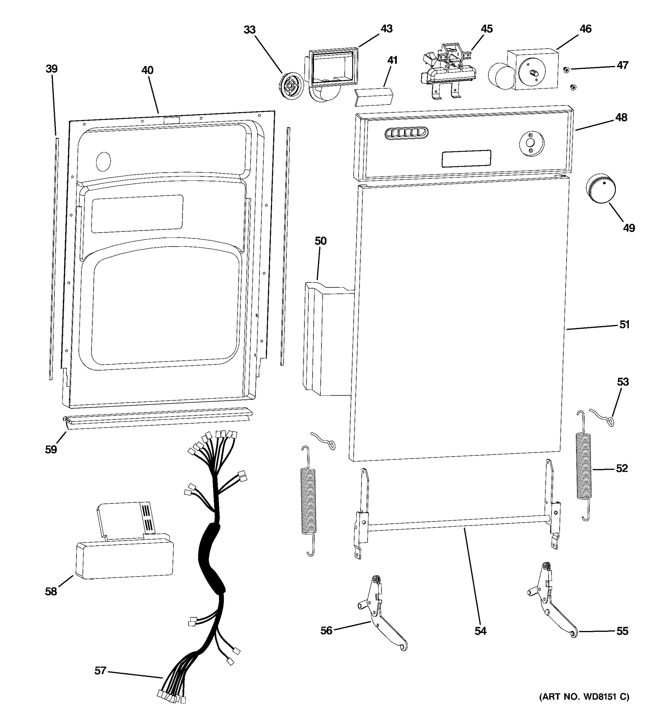 CONTROL ASSEMBLY & DOOR