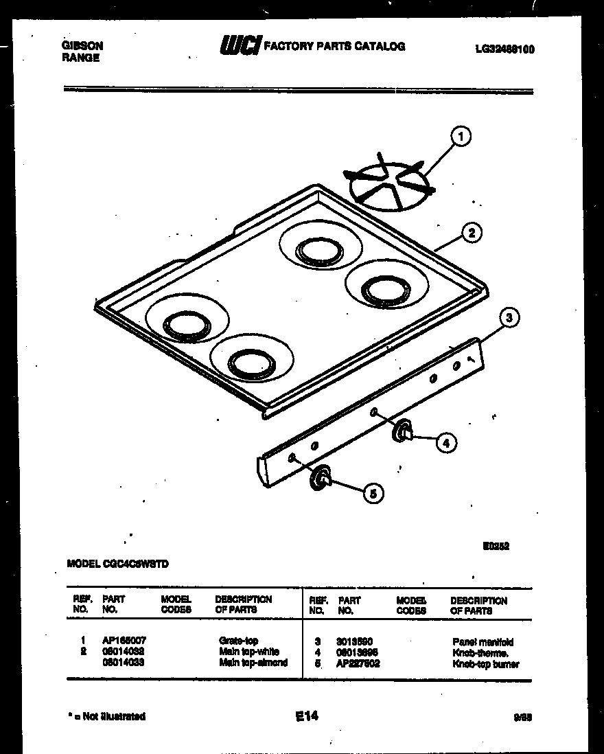 03 - COOKTOP PARTS
