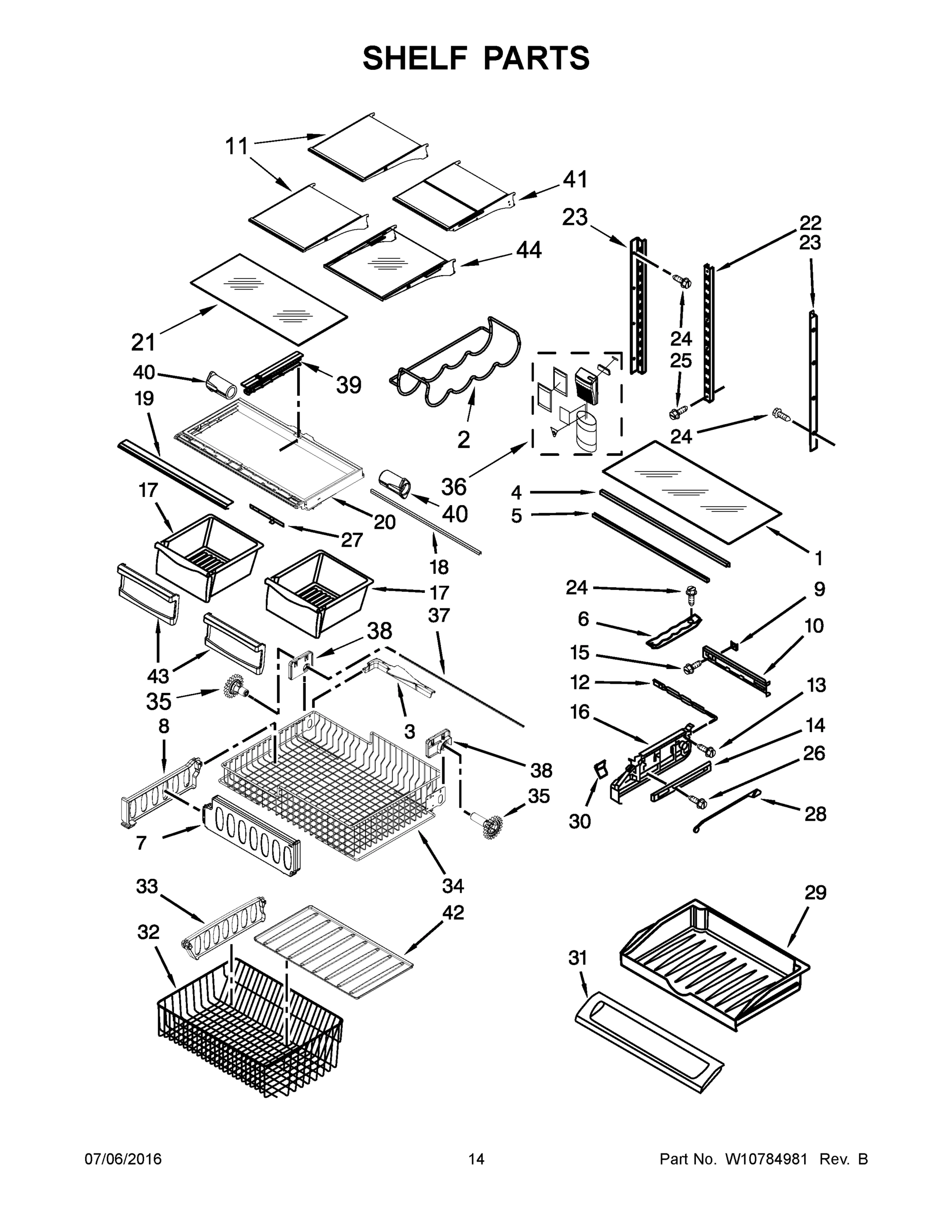 08 - SHELF PARTS