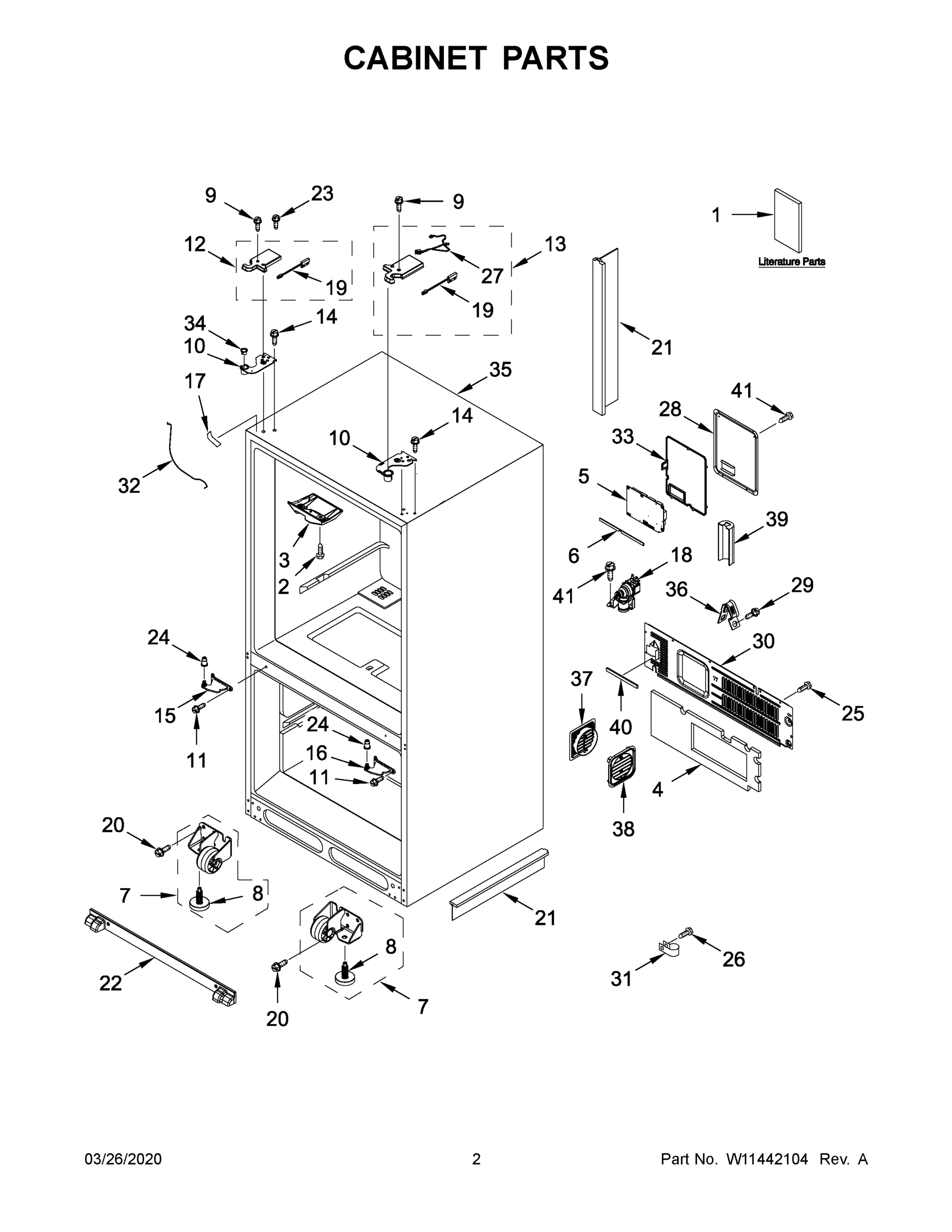 02 - CABINET PARTS