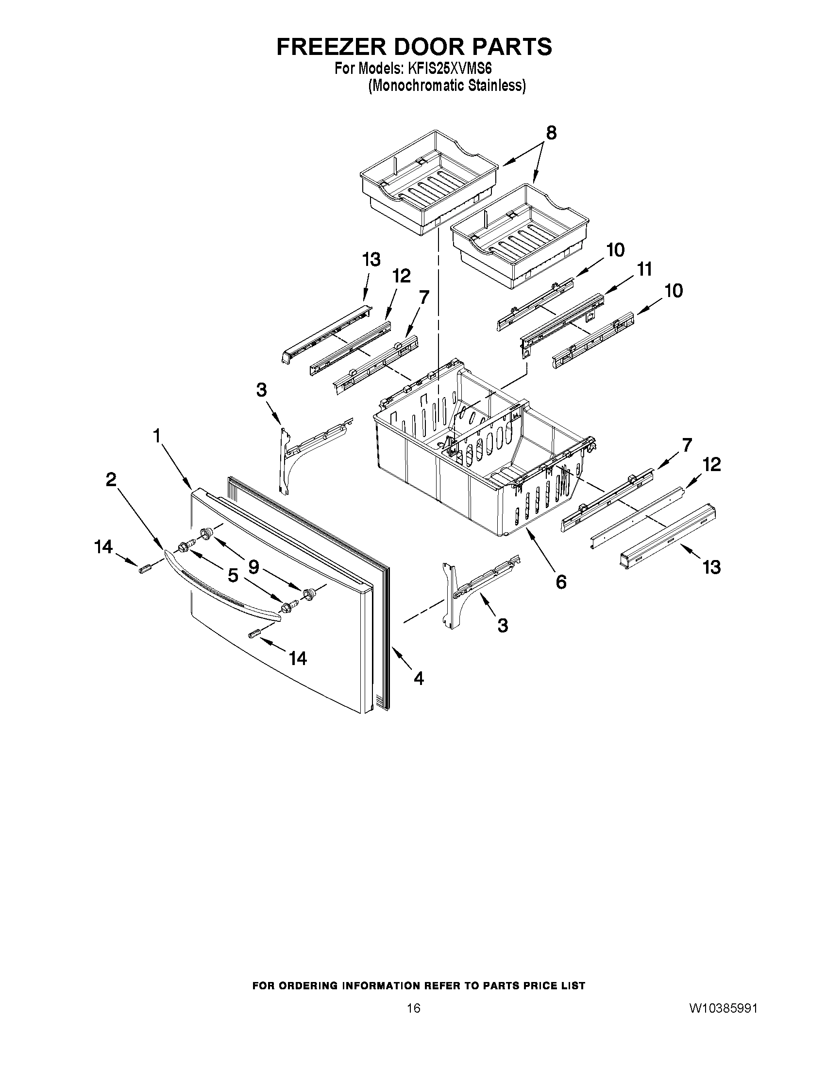 09 - FREEZER DOOR PARTS