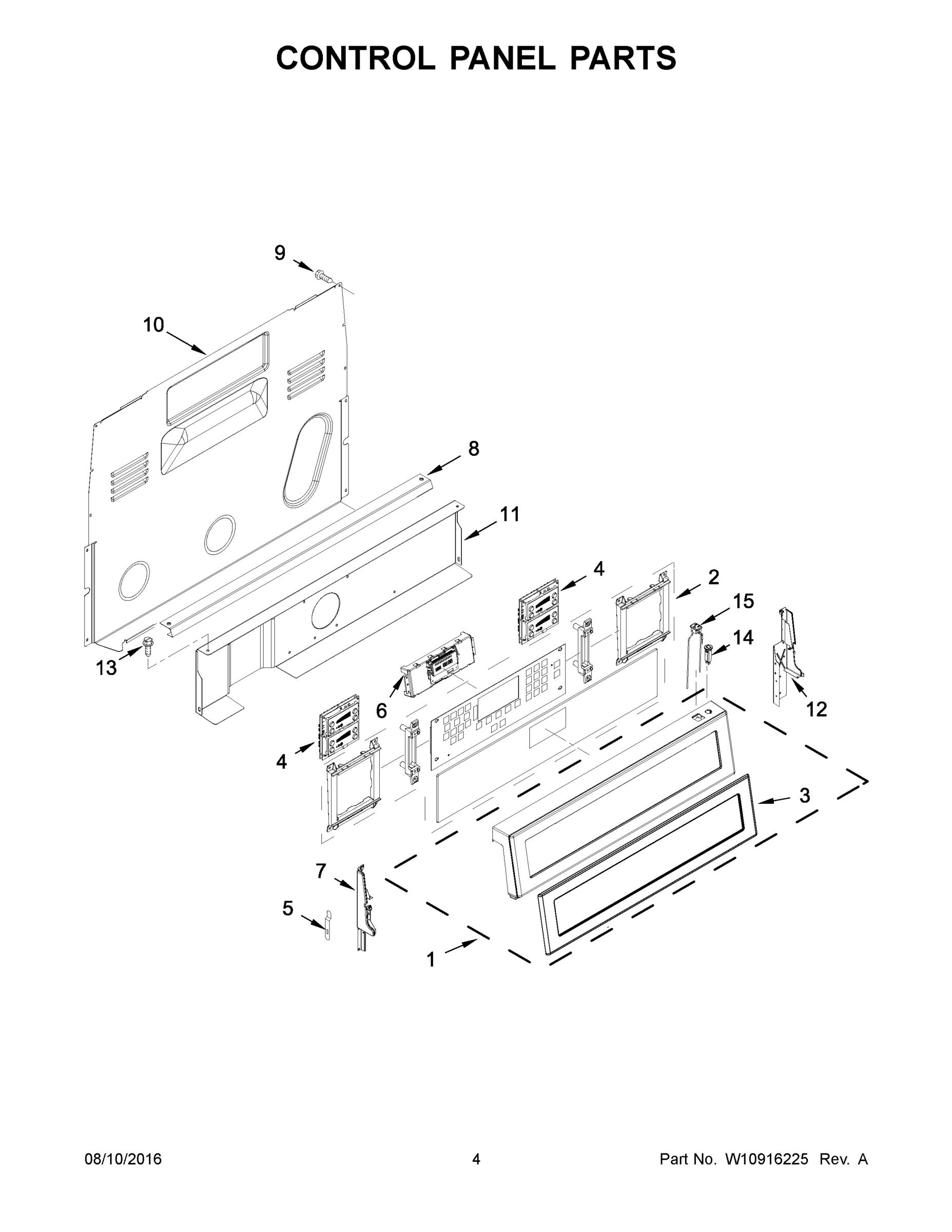 03 - CONTROL PANEL PARTS