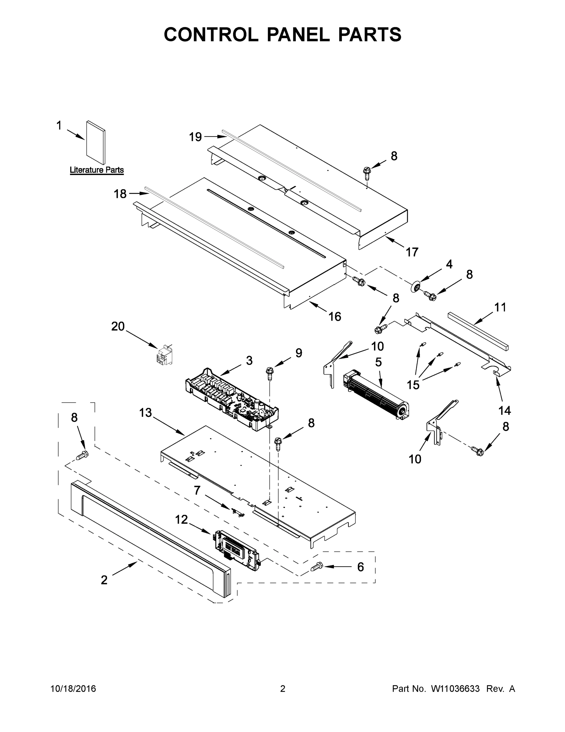 02 - CONTROL PANEL PARTS