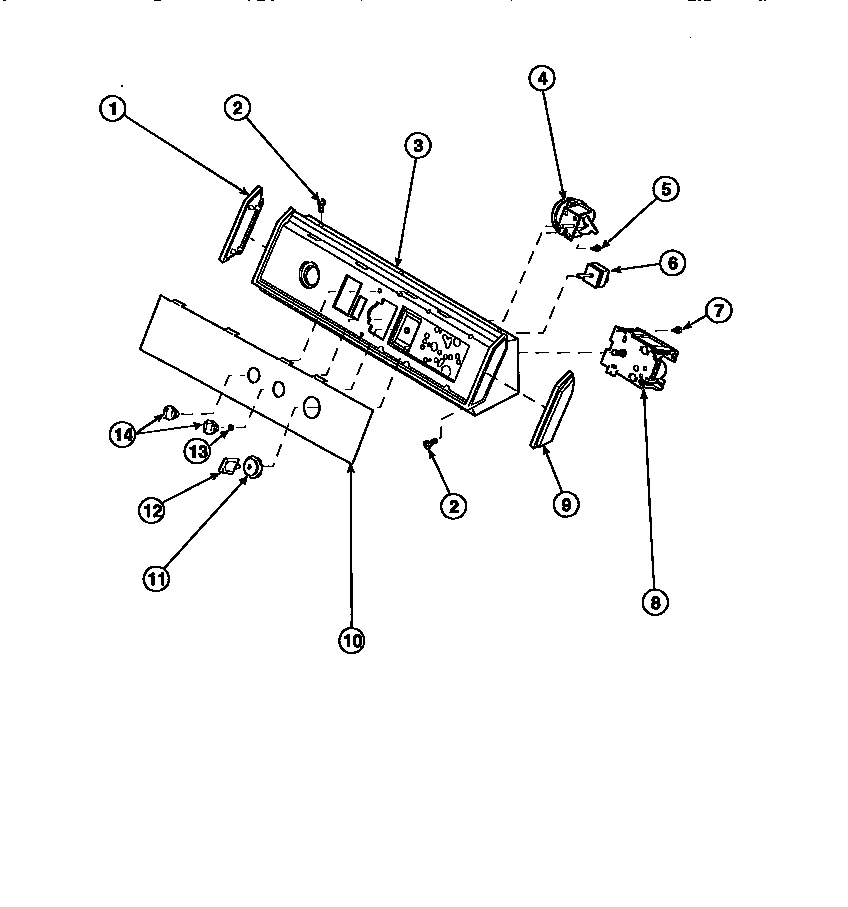 10 - GRAPHIC PANEL, CONTROL HOOD AND CONTROLS